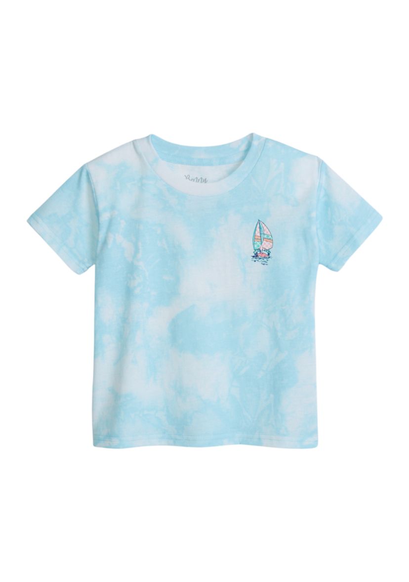 Girls 4-6x Happy Place Sailboat Graphic T-Shirt