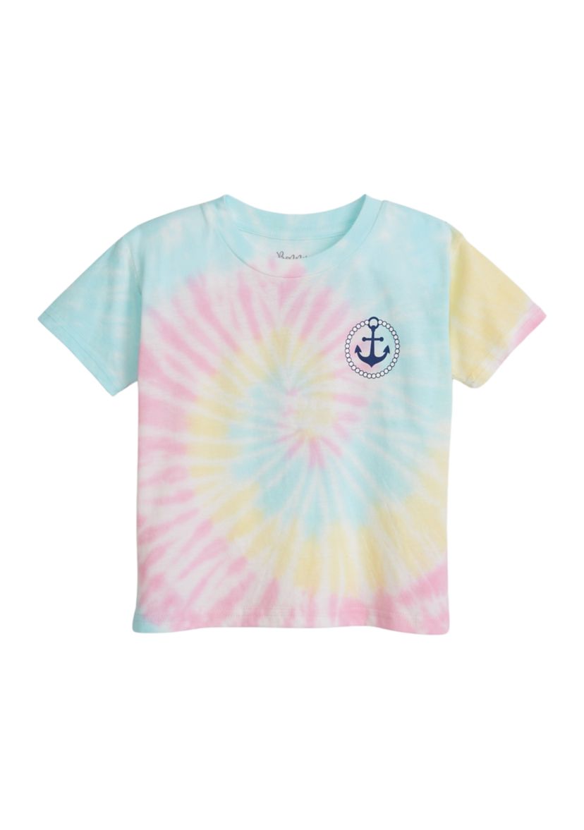 Girls 4-6x Salty Vibes Anchor Graphic T-Shirt