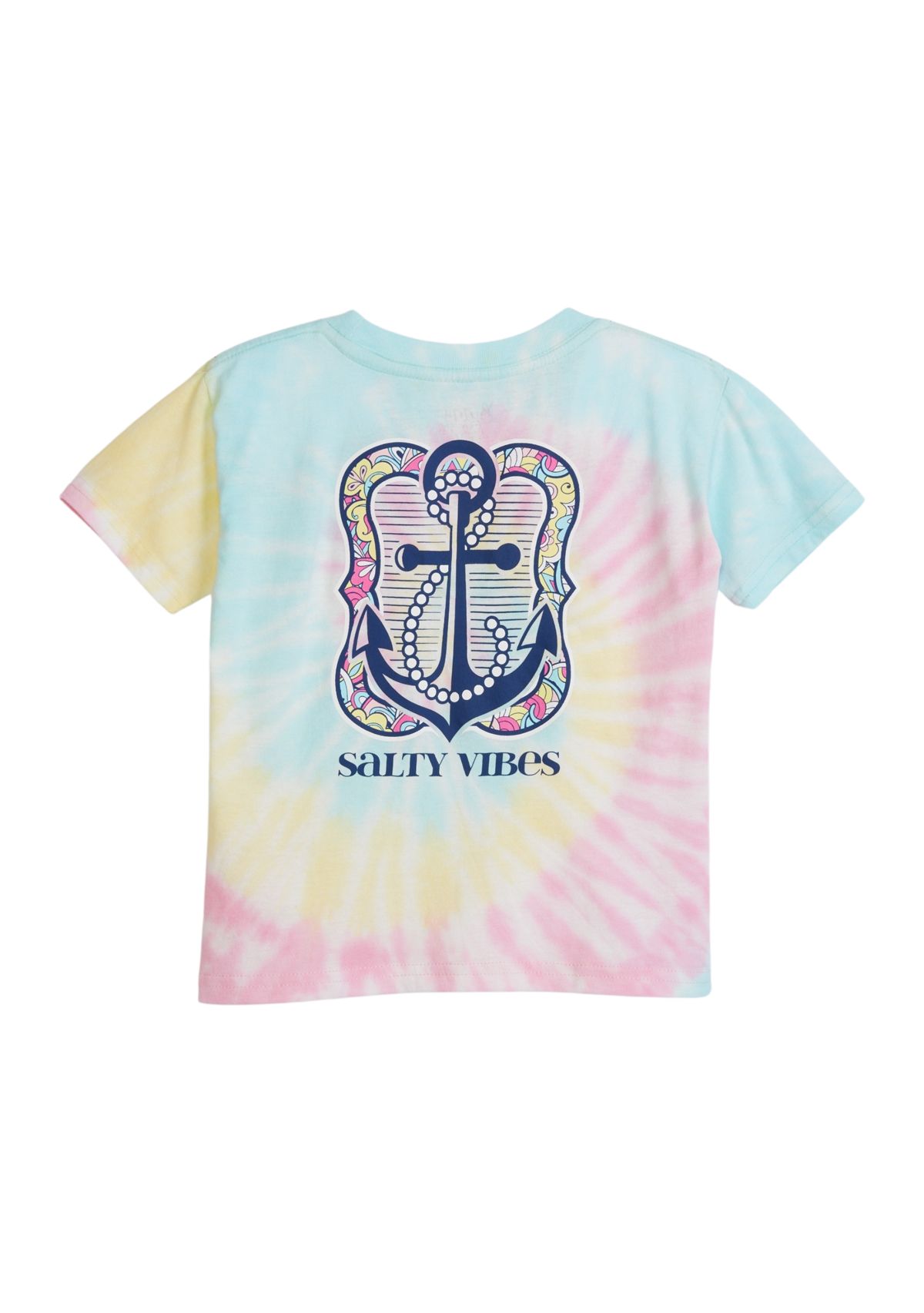 Girls 4-6x Salty Vibes Anchor Graphic T-Shirt