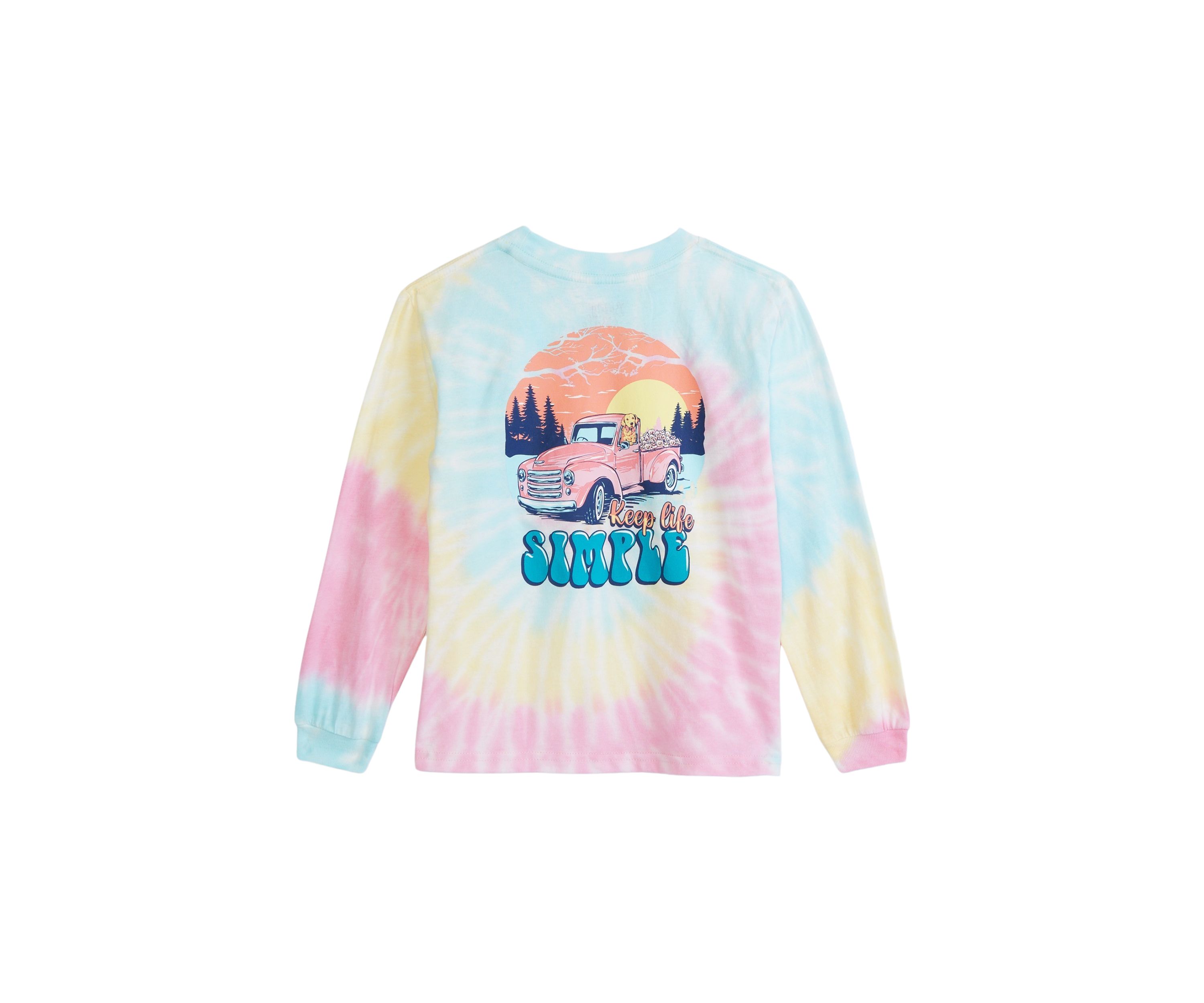 Girls 4-6x Keep it Simple Tie Dye T-Shirt
