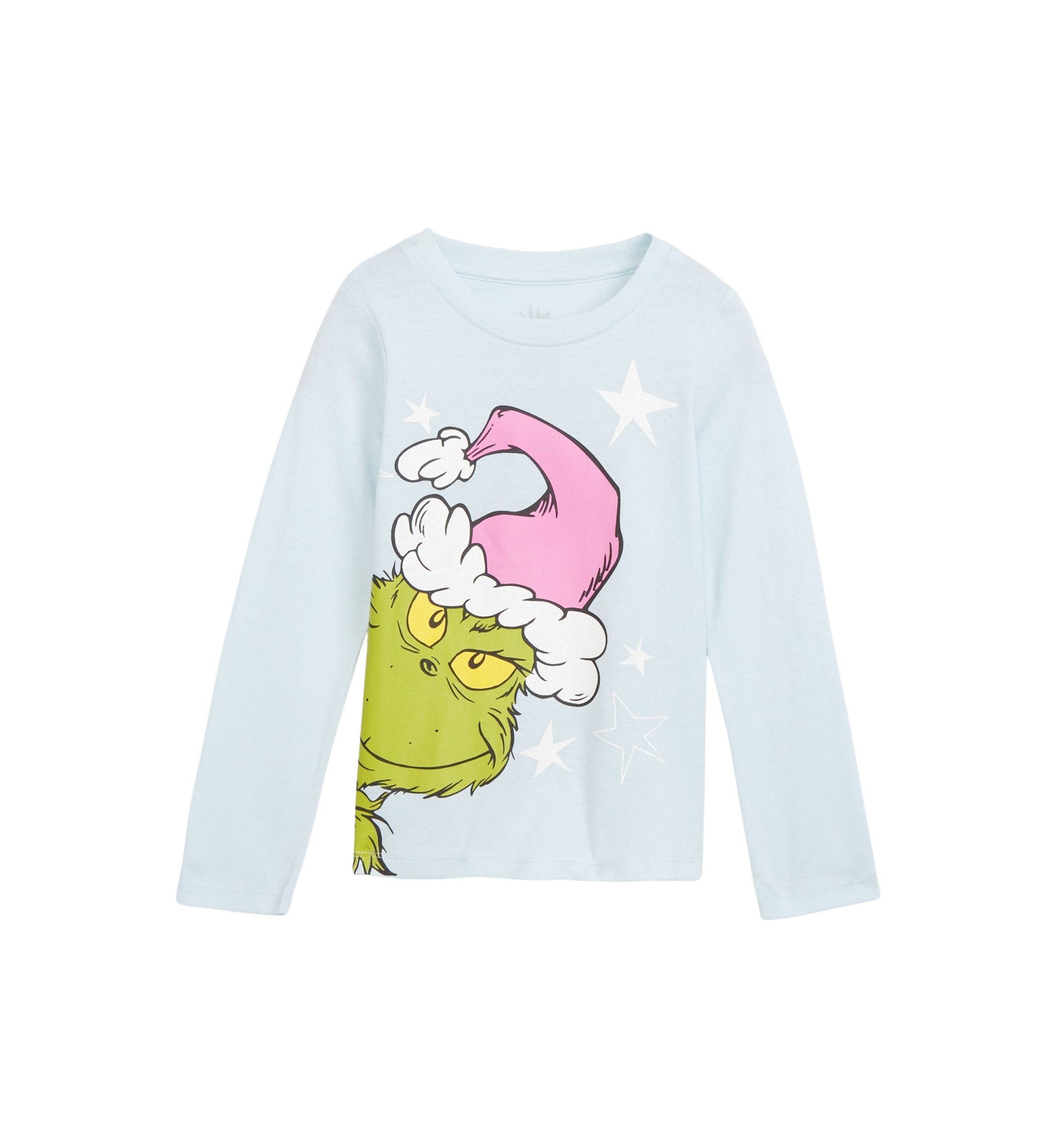 Girls 4-6x Grinch Face Graphic T-Shirt