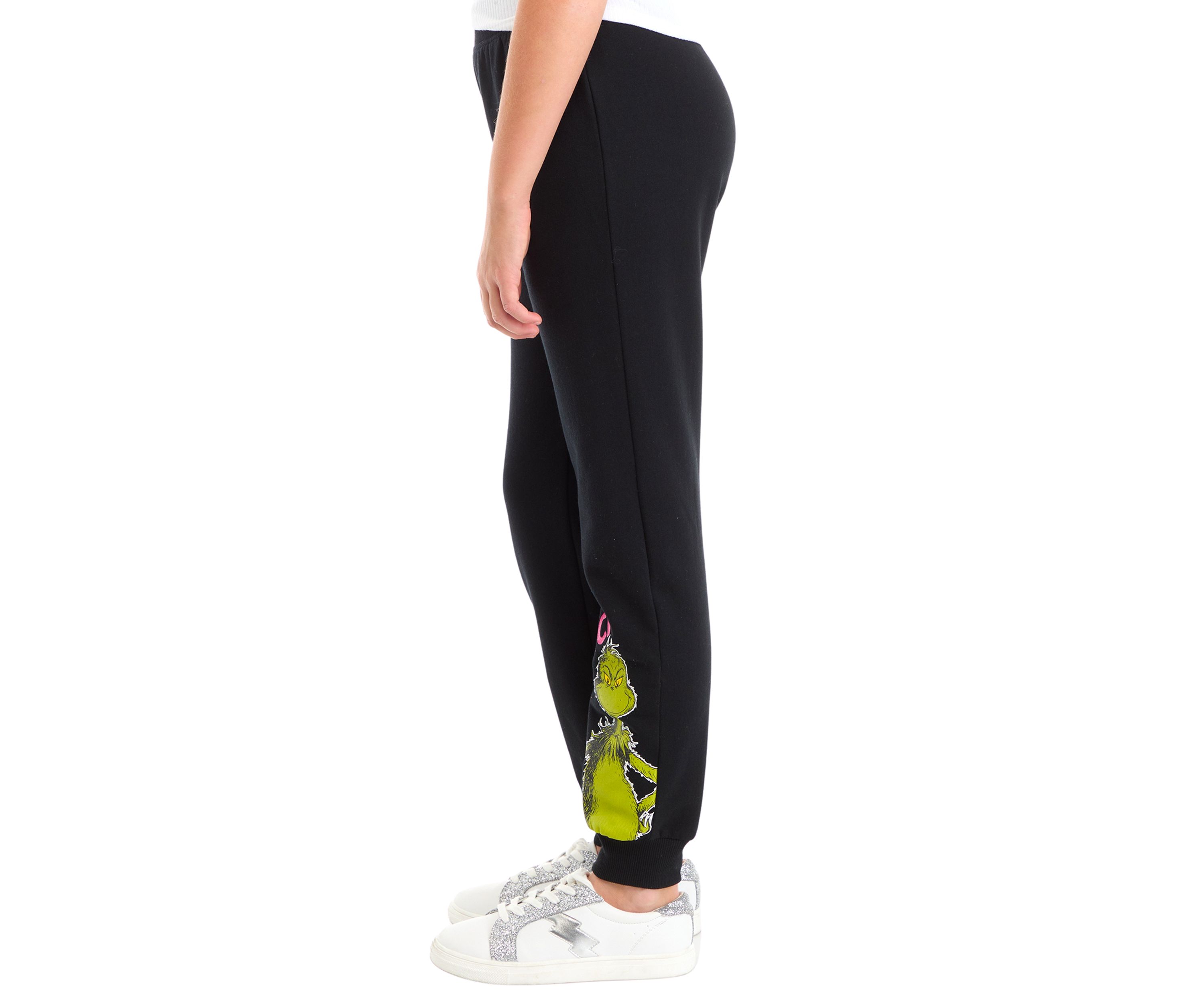 Girls 7-16 Grinch Graphic Fleece Joggers