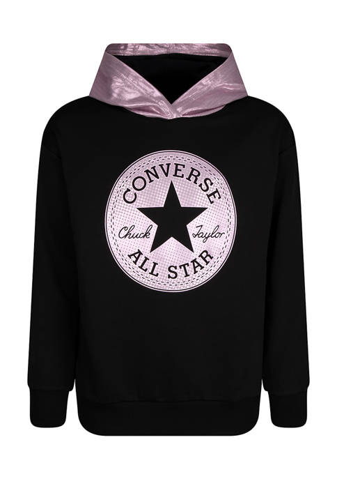 Converse Girls 7-16 Chuck Patch Hooded Pullover