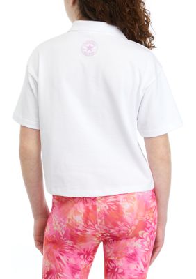 Girls 7-16 Short Sleeve Polo Shirt