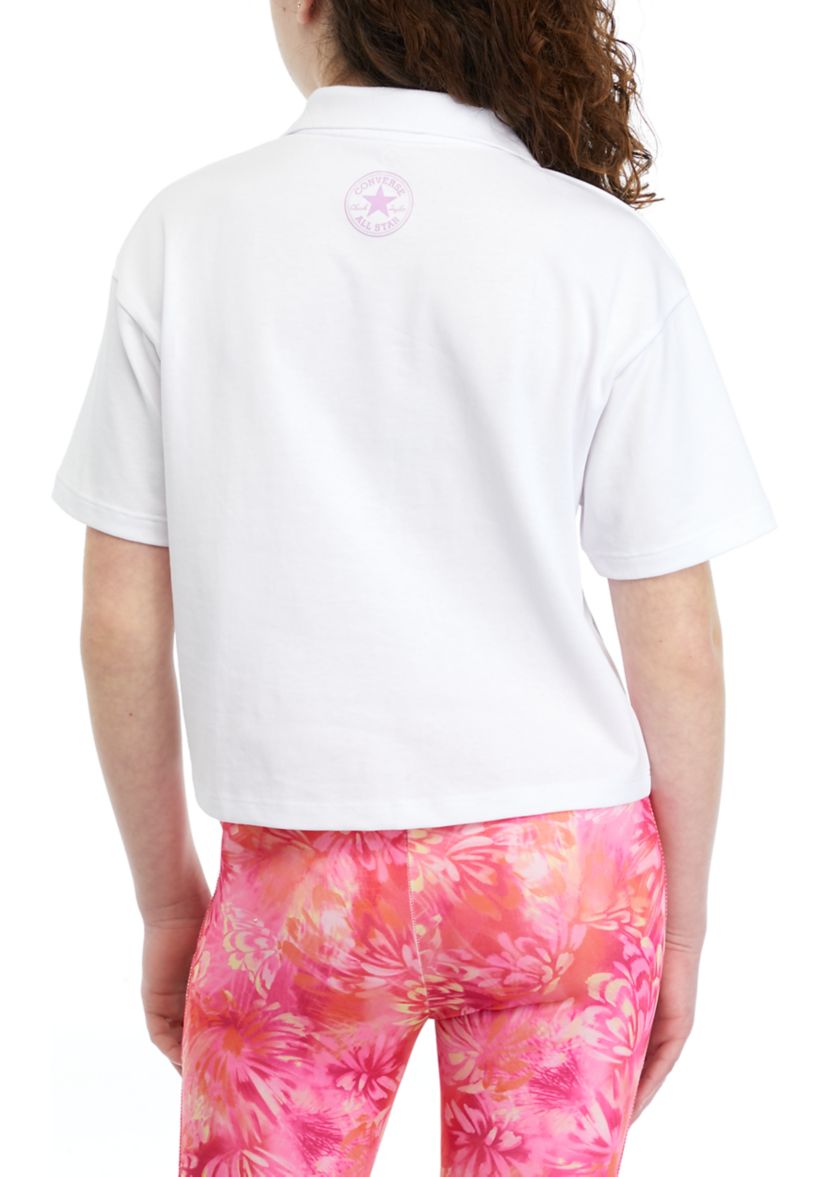 Girls 7-16 Short Sleeve Polo Shirt