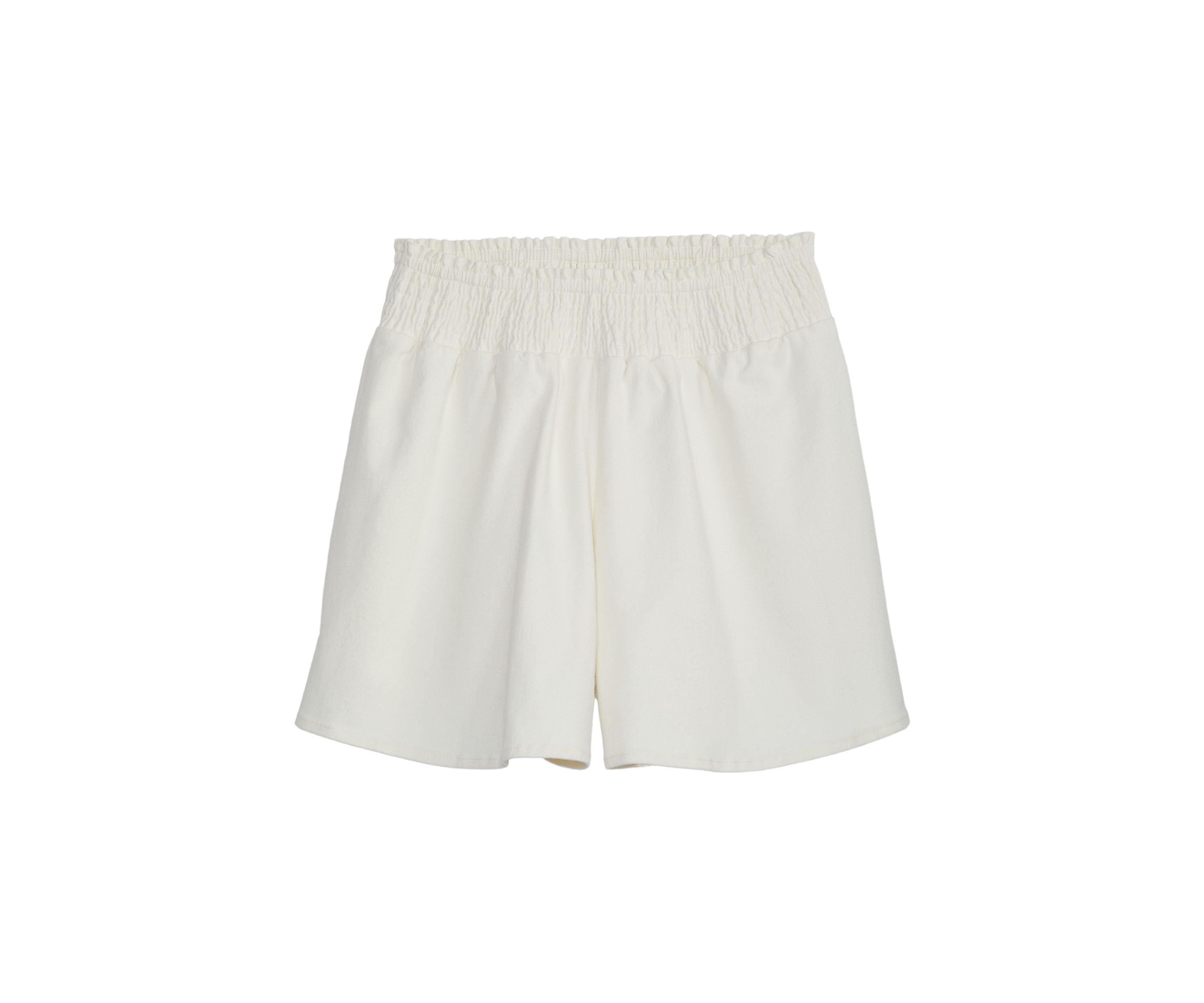 Girls 7-16 Solid Smocked Shorts 