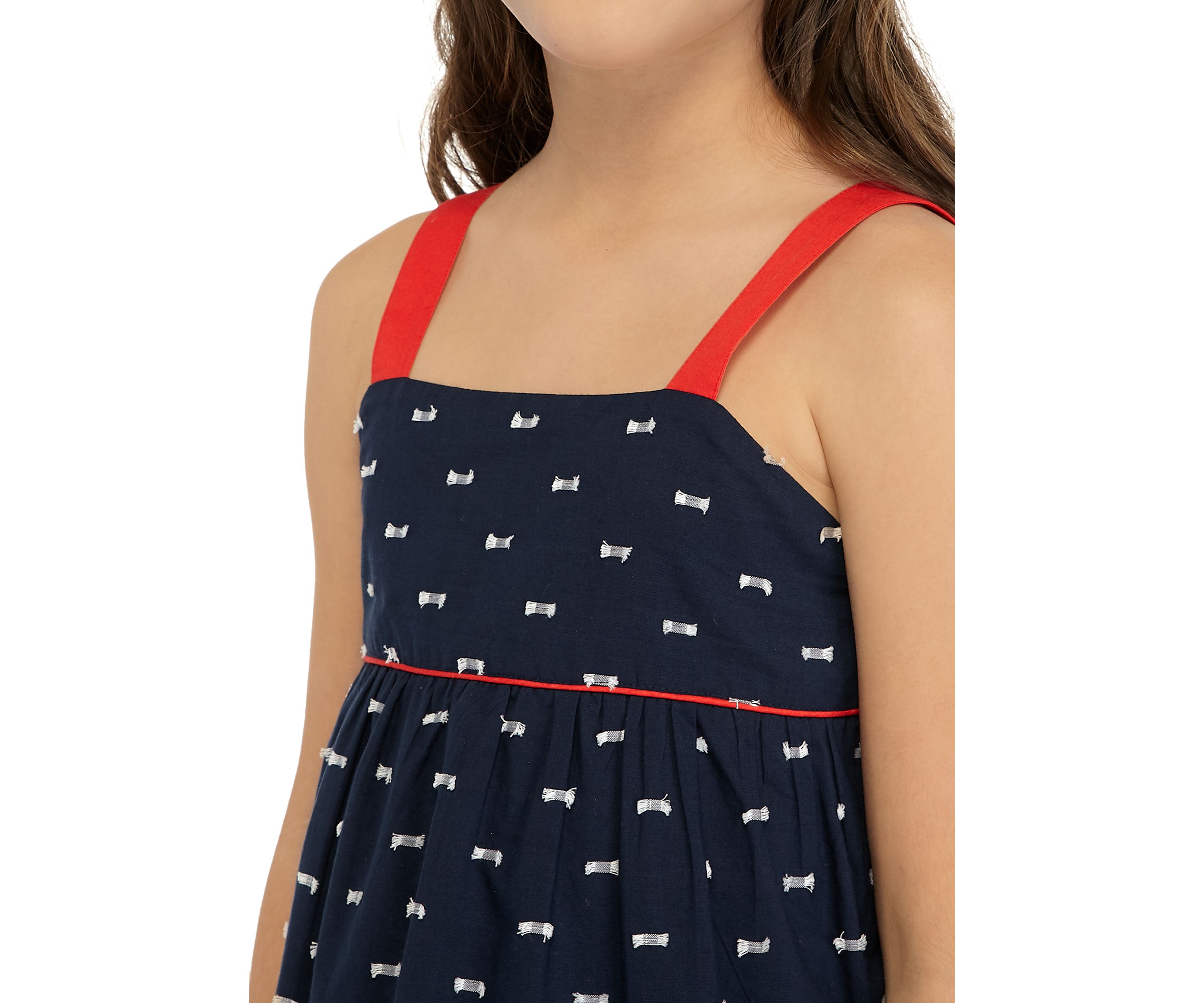 Girls 7-16 Pipe Detail Tank