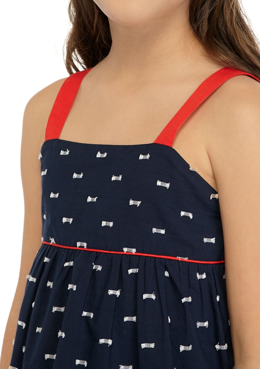 Girls 7-16 Pipe Detail Tank