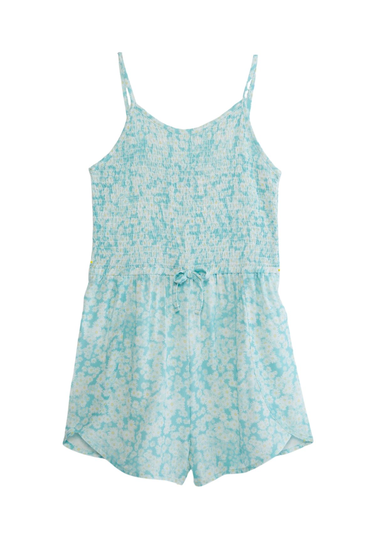 Girls 7-16 Smocked Romper 