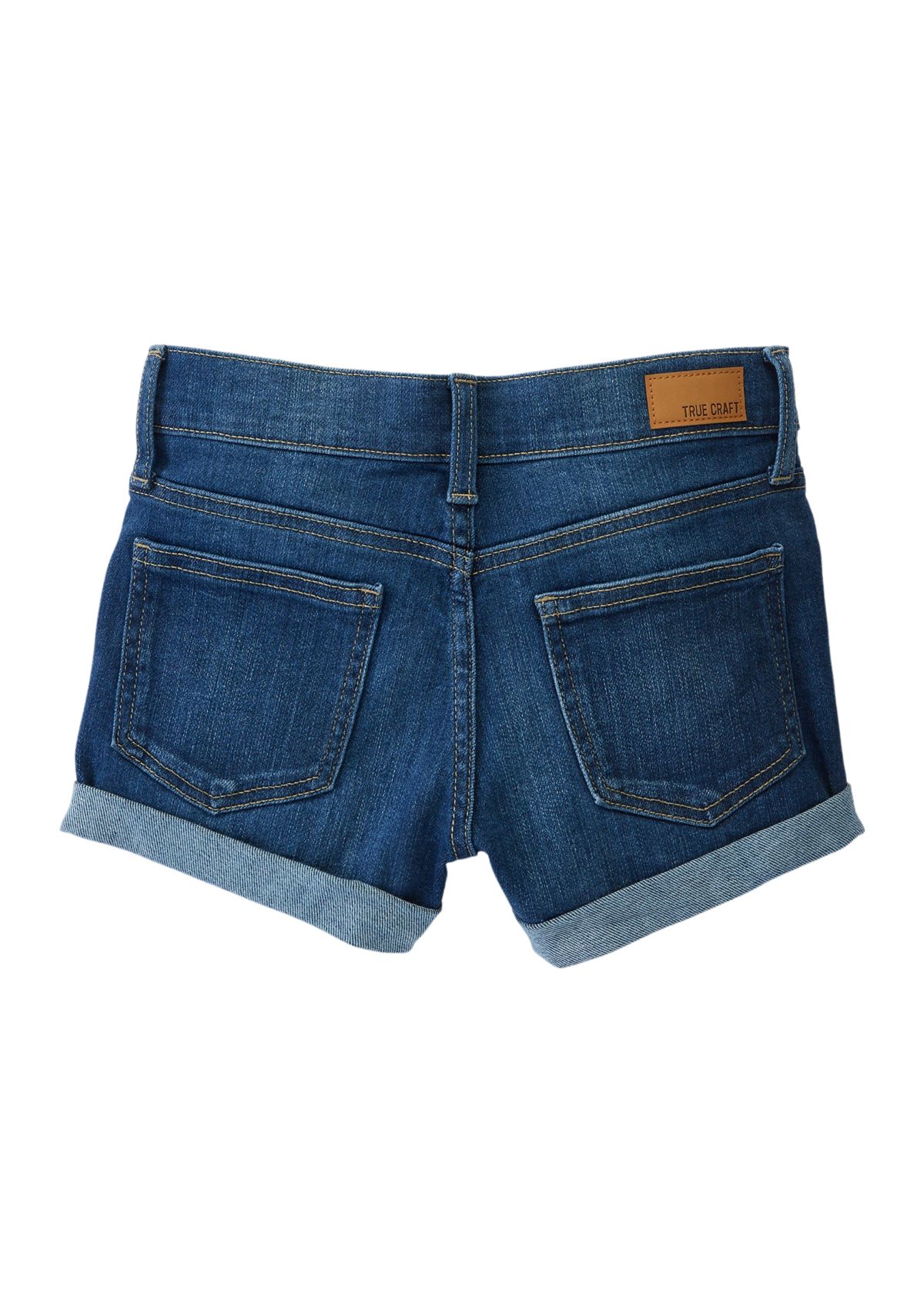 Girls 7-16 Cuffed Denim Shorts