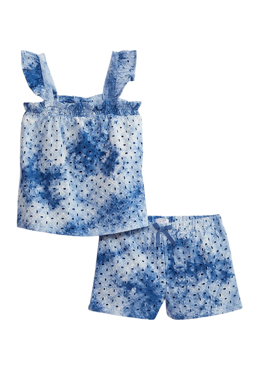 Girls 7-16 Dye Woven Set 