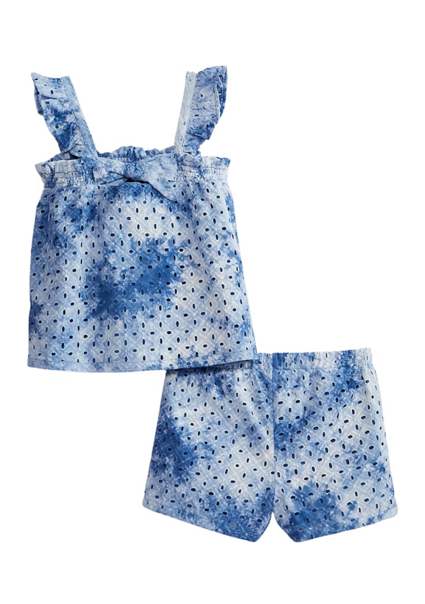 Girls 7-16 Dye Woven Set 