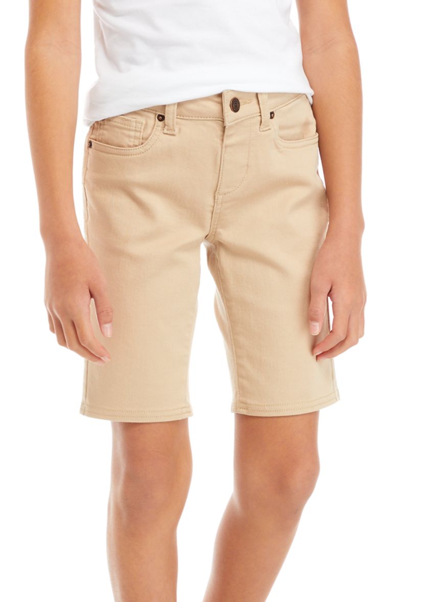 Girls 7-16 5-Pocket Bermuda Shorts