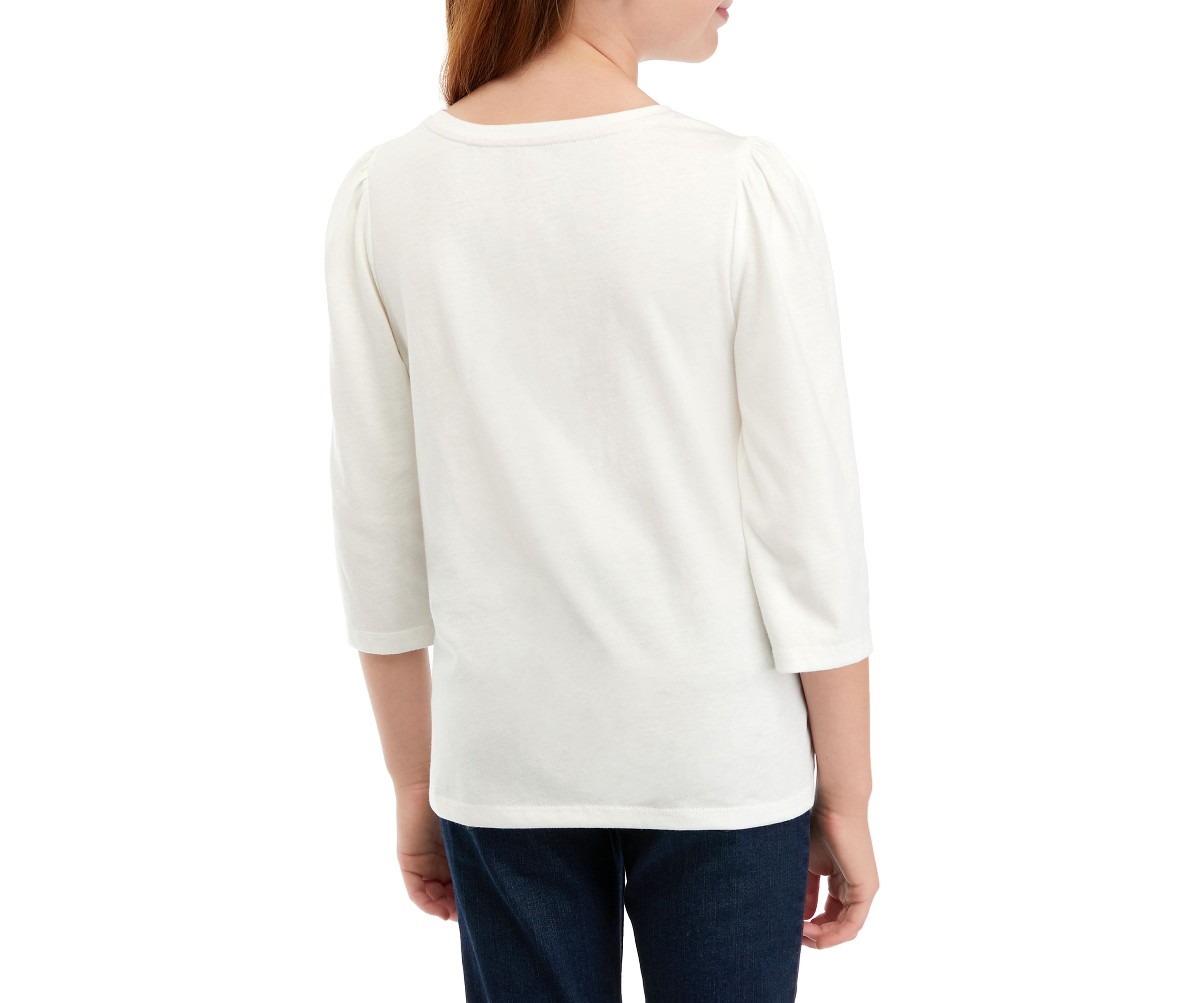 Girls 7-16 3/4 Sleeve Graphic T-Shirt