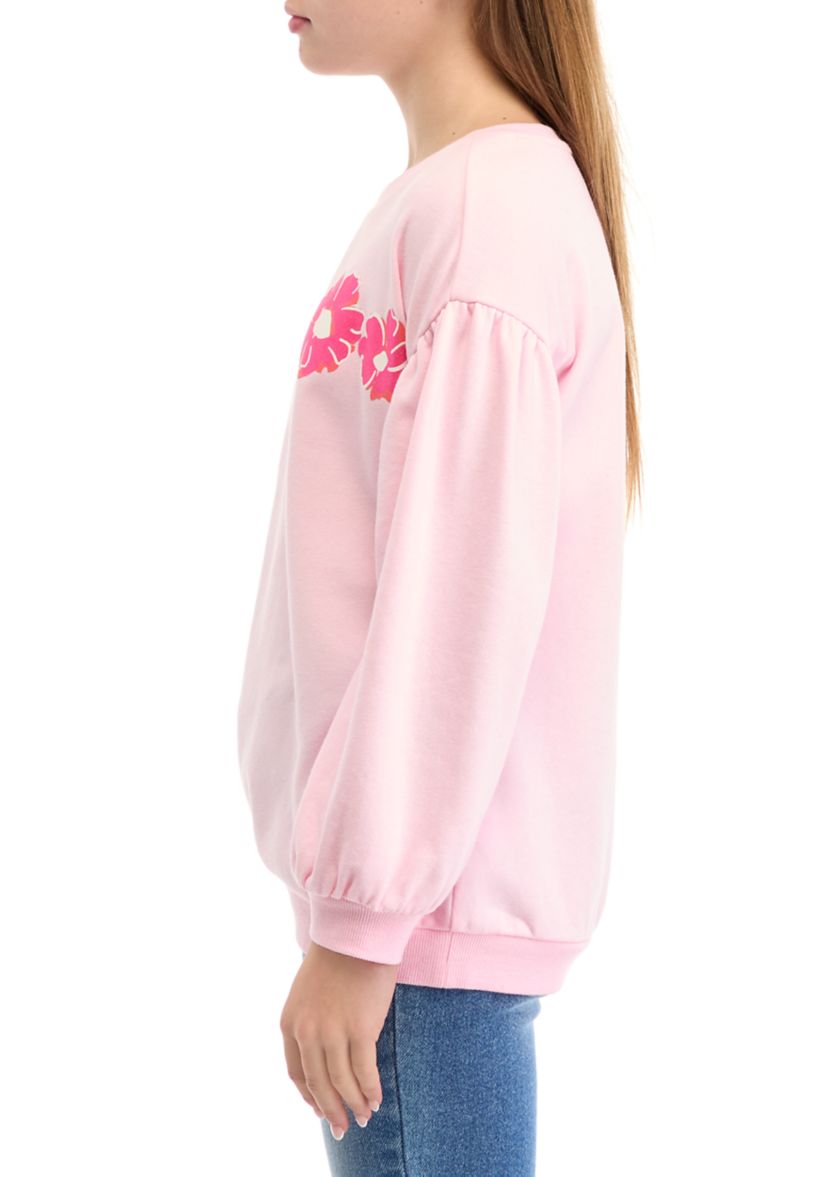 Girls 7-16 Puffed Sweeper Shirt