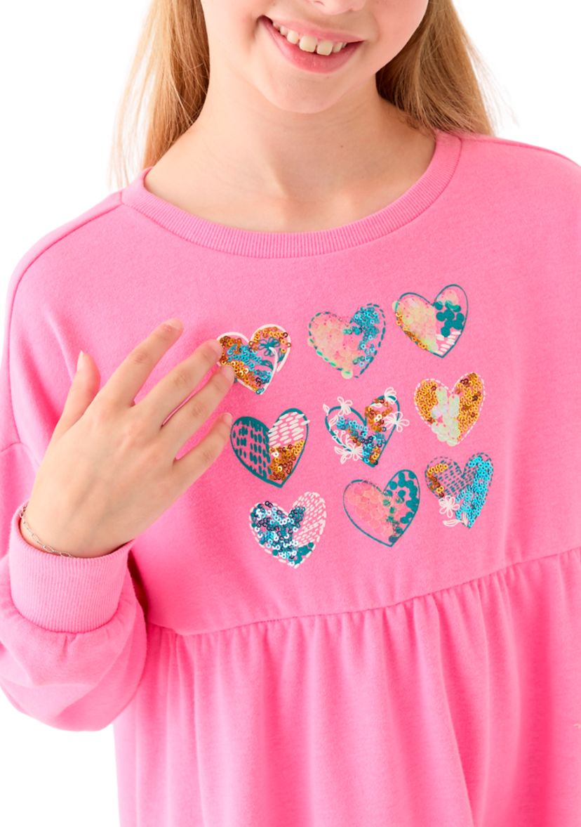 Girls 7-16 Long Sleeve Sweater Dress