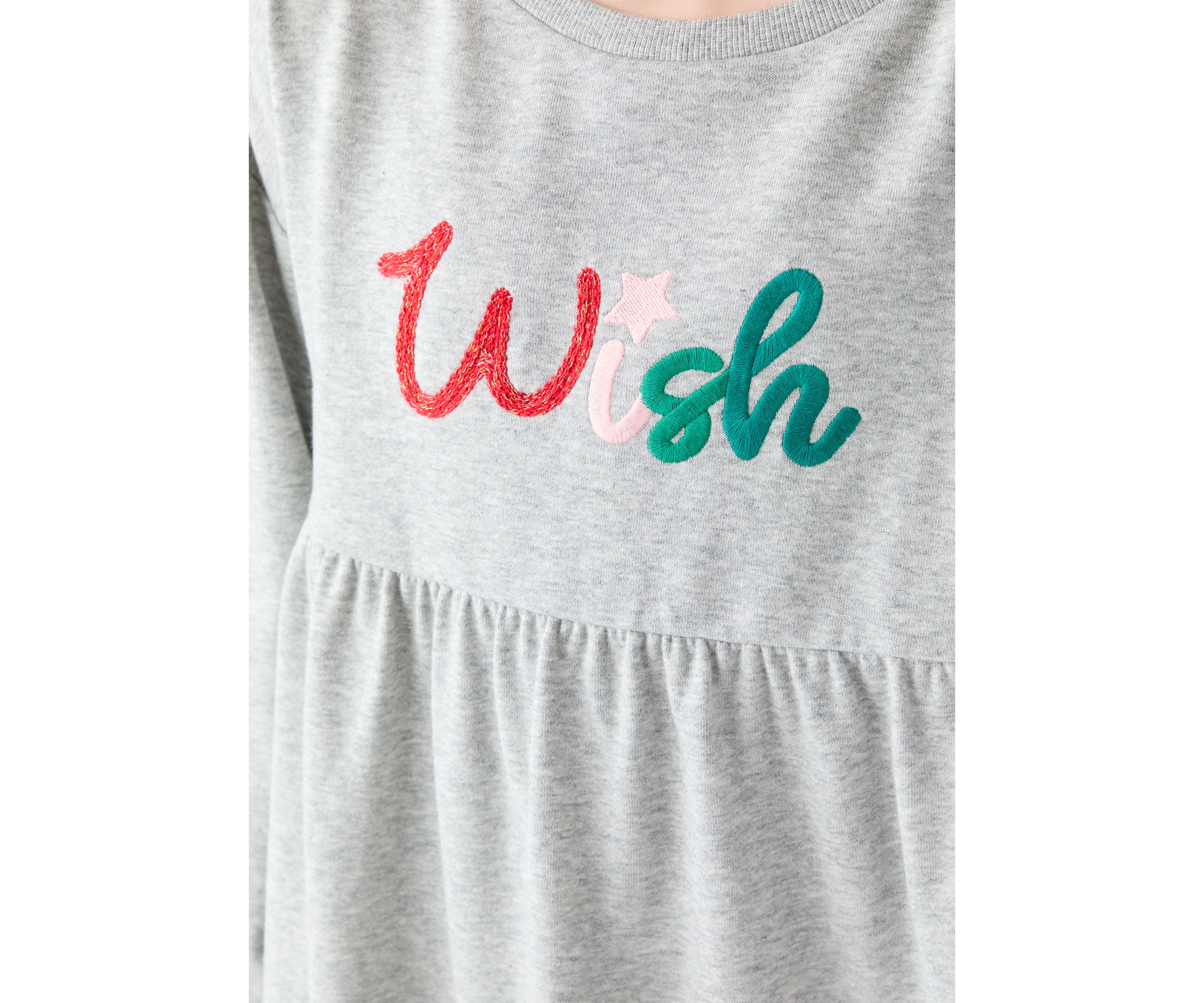 Girls 7-16 Long Sleeve Wish Sweatshirt Dress