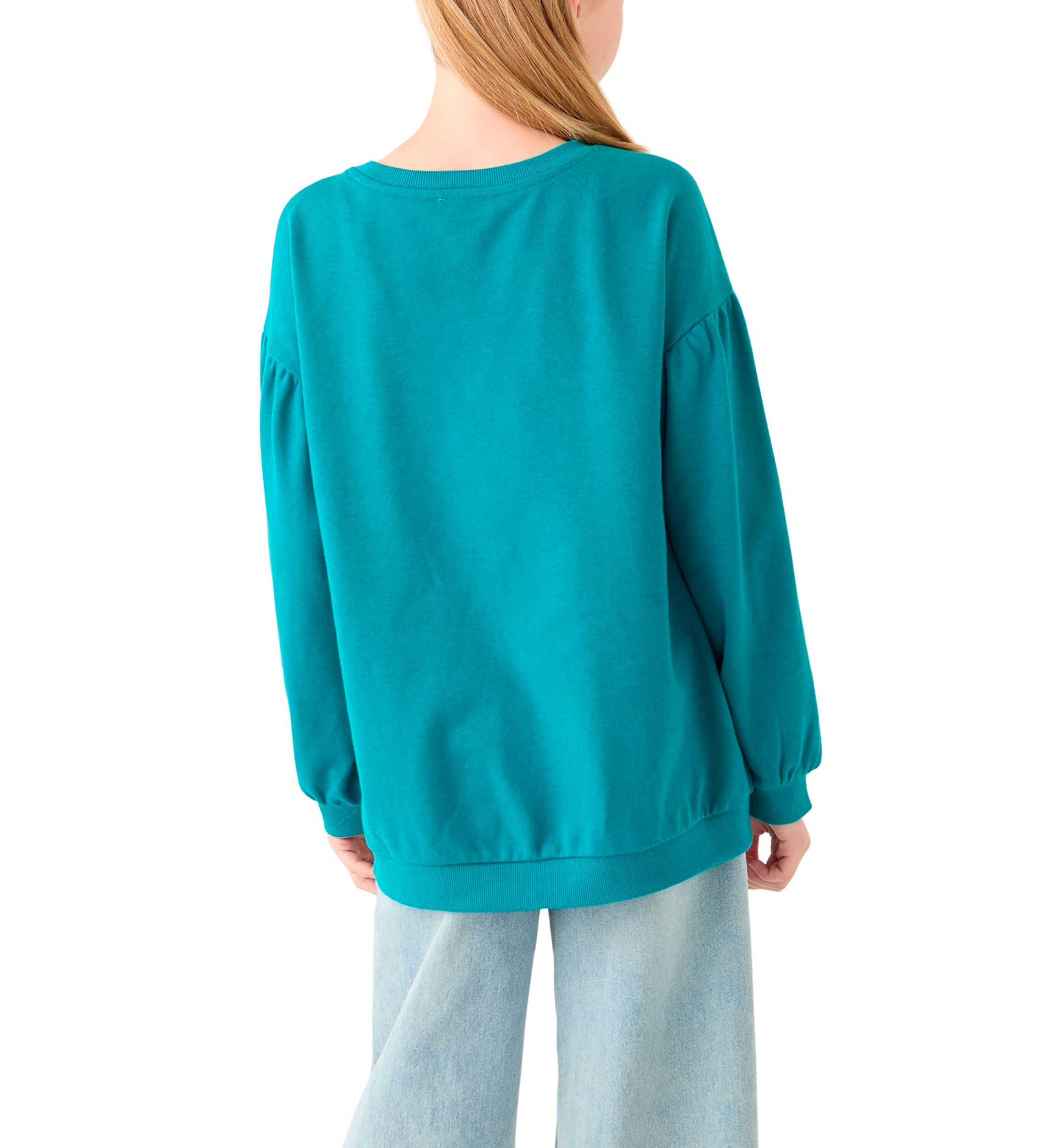 Girls 7-16 French Terry Sweeper Sweatshirt