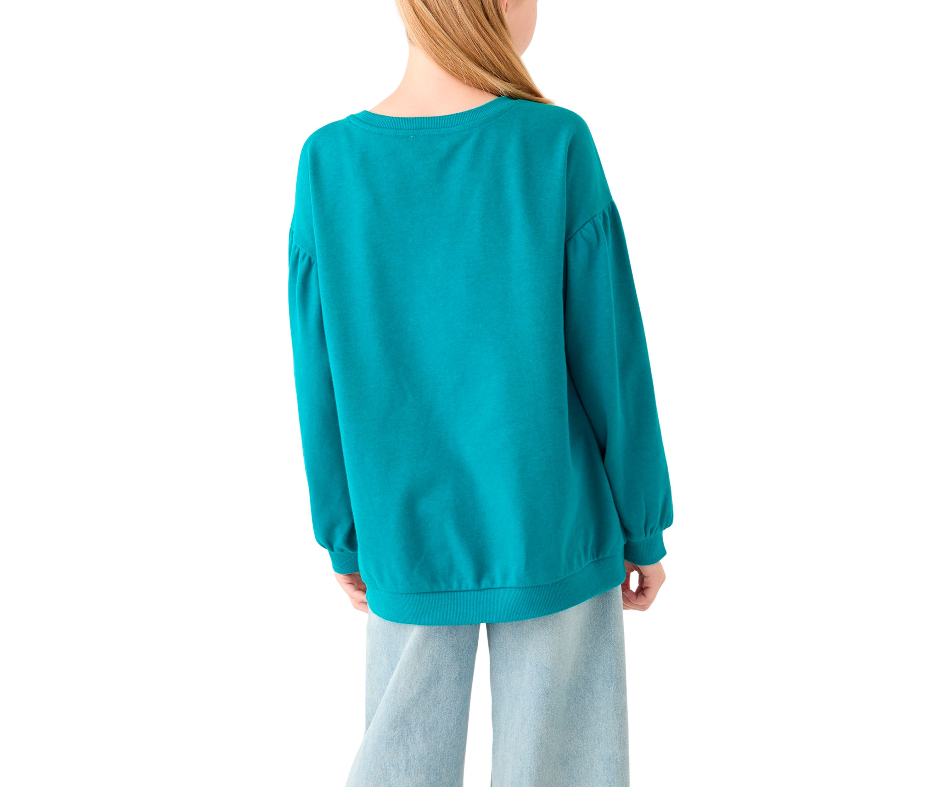 Girls 7-16 French Terry Sweeper Sweatshirt