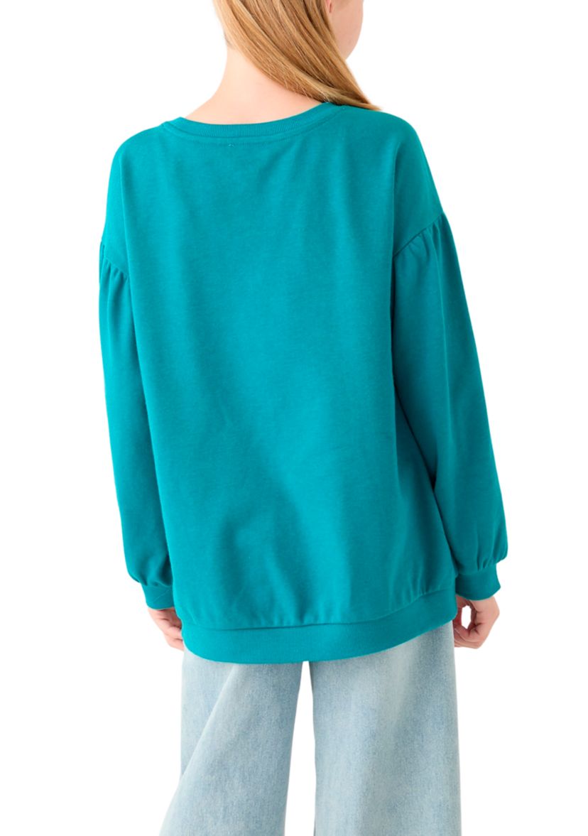 Girls 7-16 French Terry Sweeper Sweatshirt