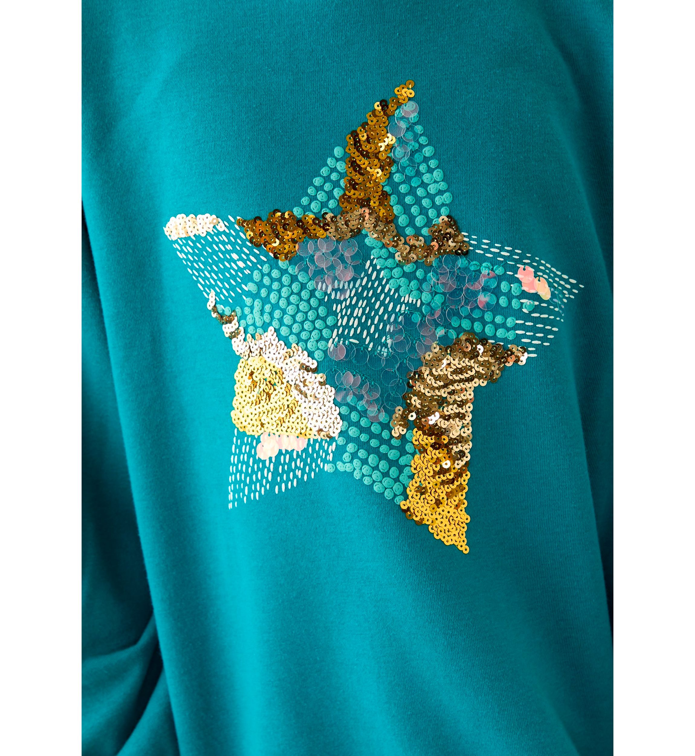 Girls 7-16 French Terry Sweeper Sweatshirt