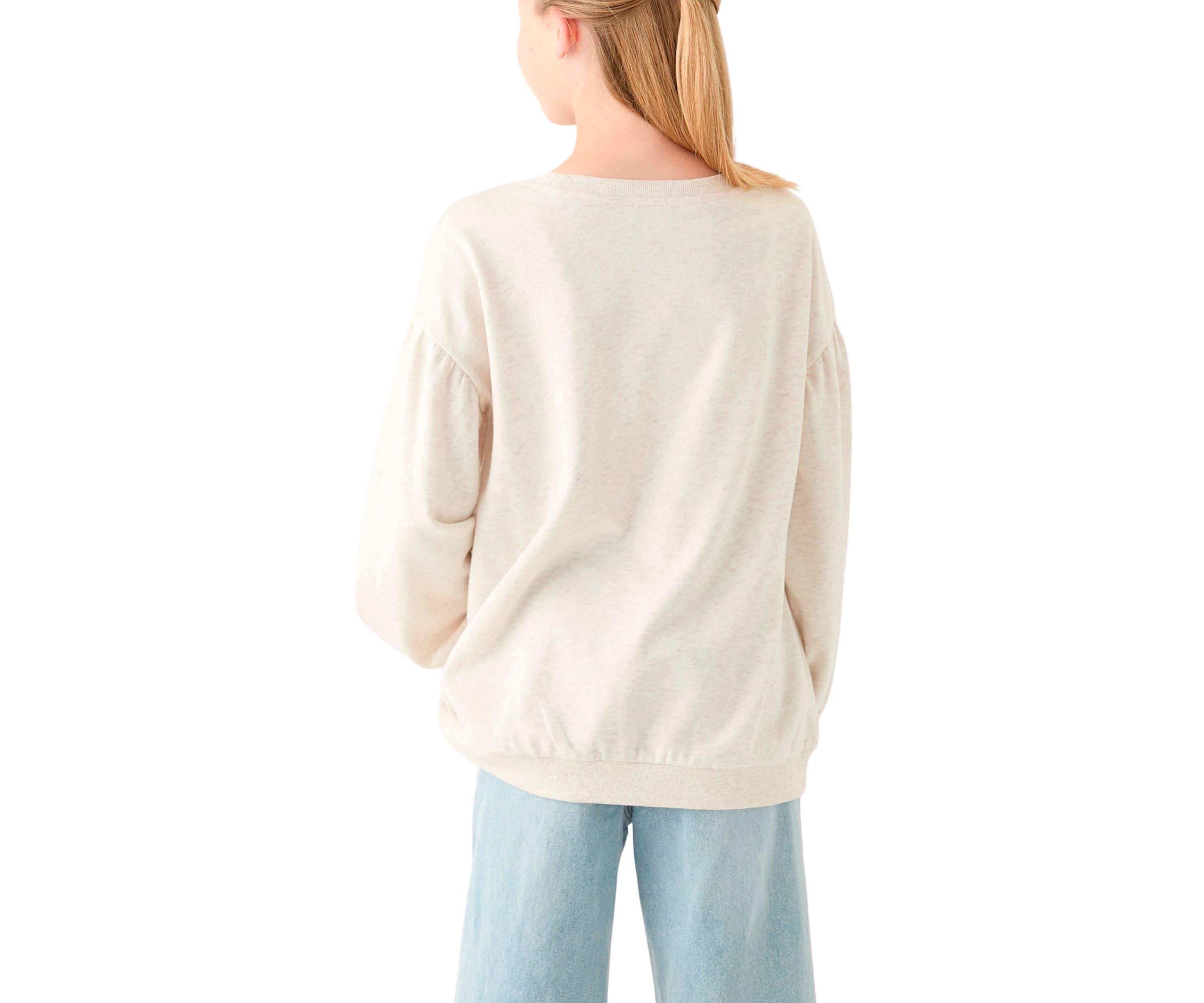 Girls 7-16 French Terry Sweeper Sweatshirt