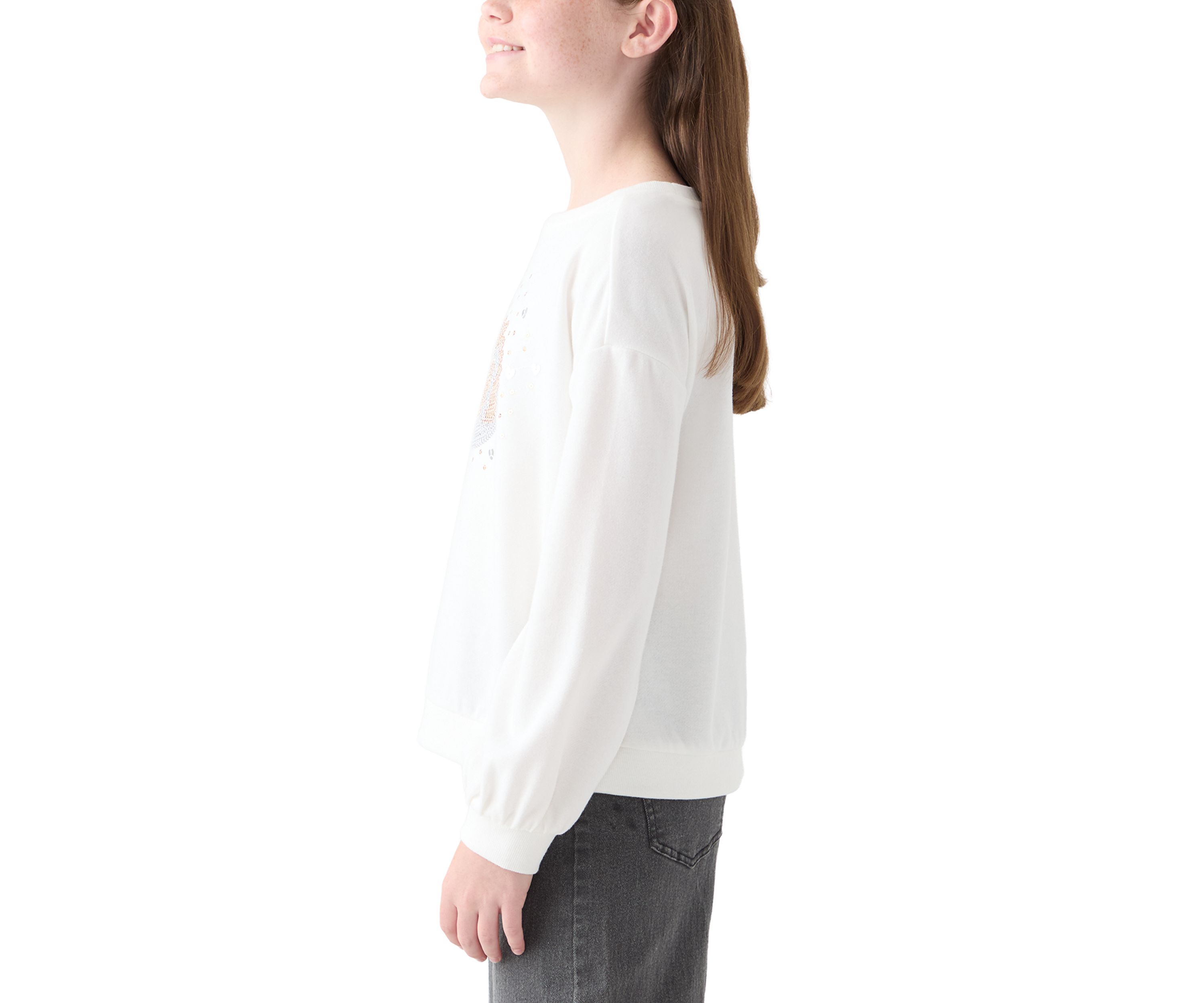 Girls 7-16 Rhinestone Swan Graphic T-Shirt 