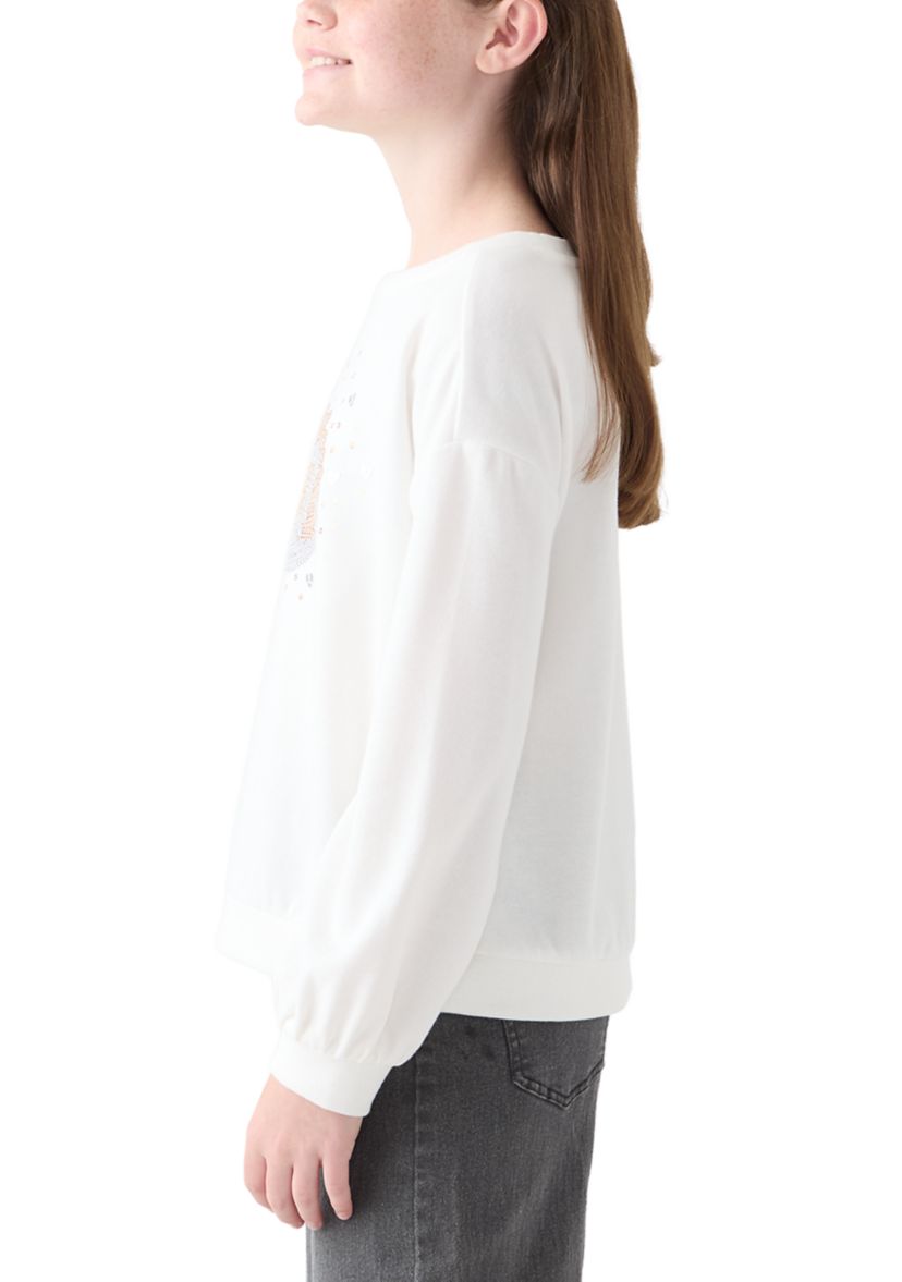 Girls 7-16 Rhinestone Swan Graphic T-Shirt 