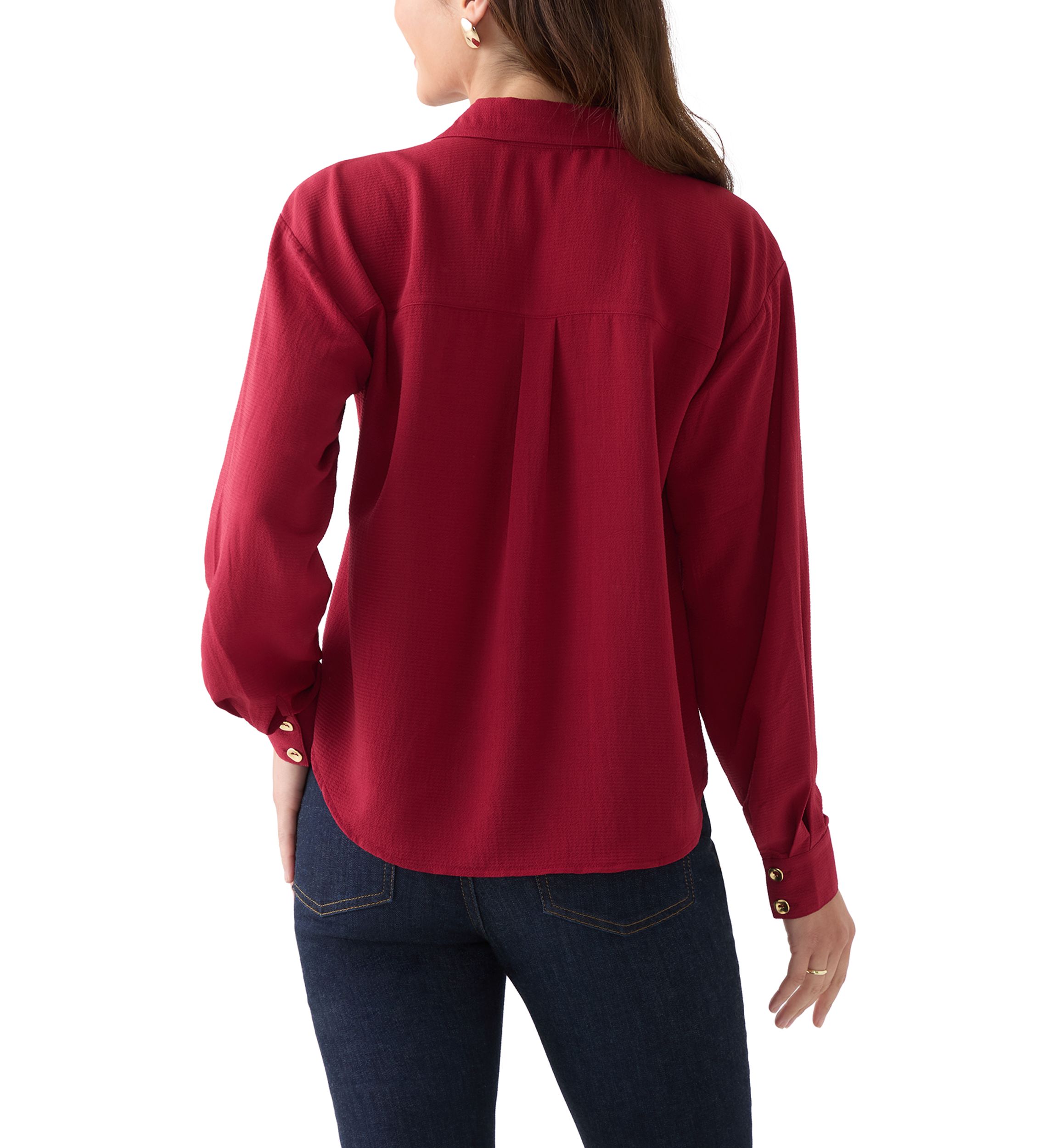 Girls 7-16 French Terry Rhinestone Star Embellished Top 