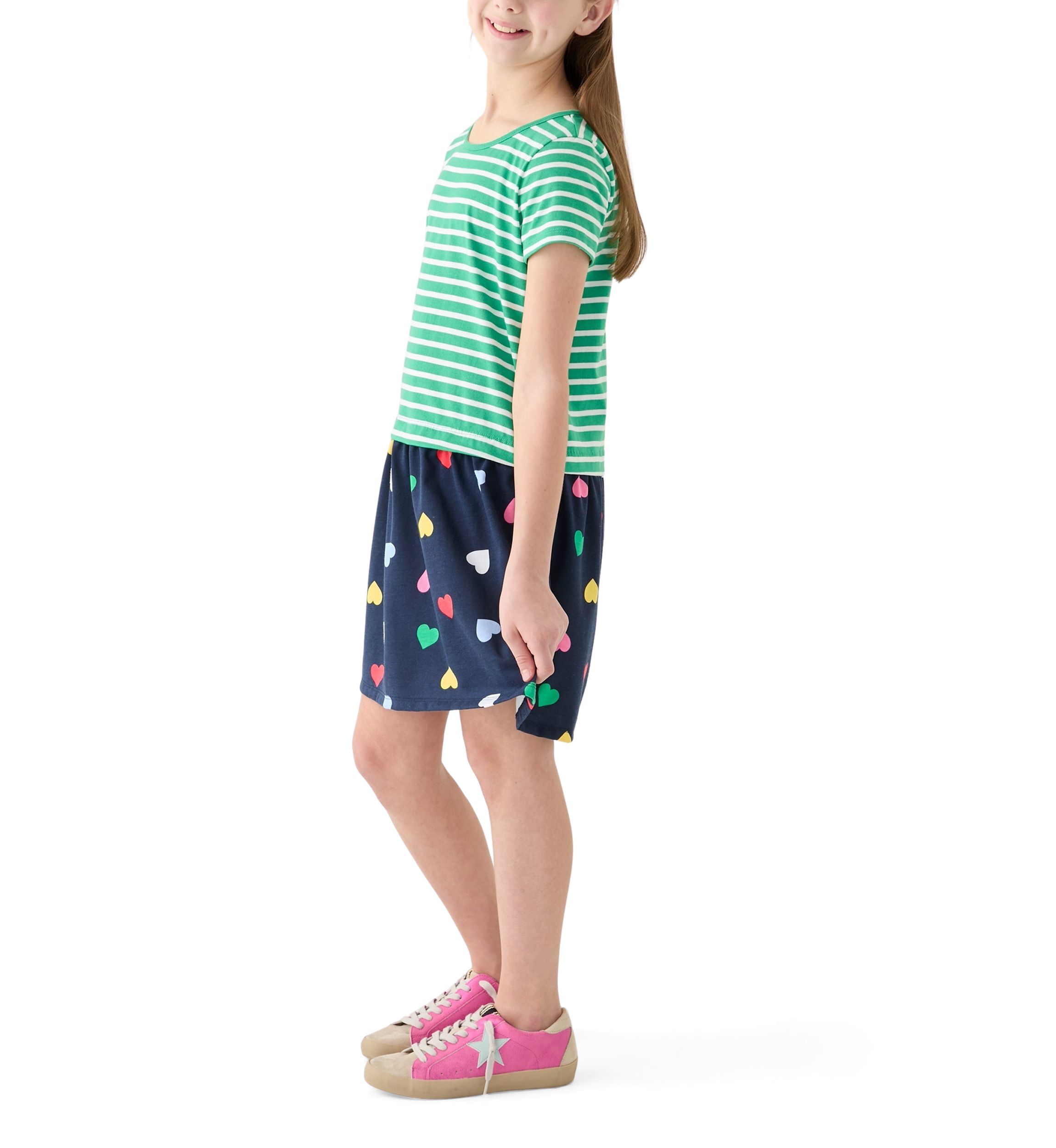 Girls 7-16 2fer Knit Dress