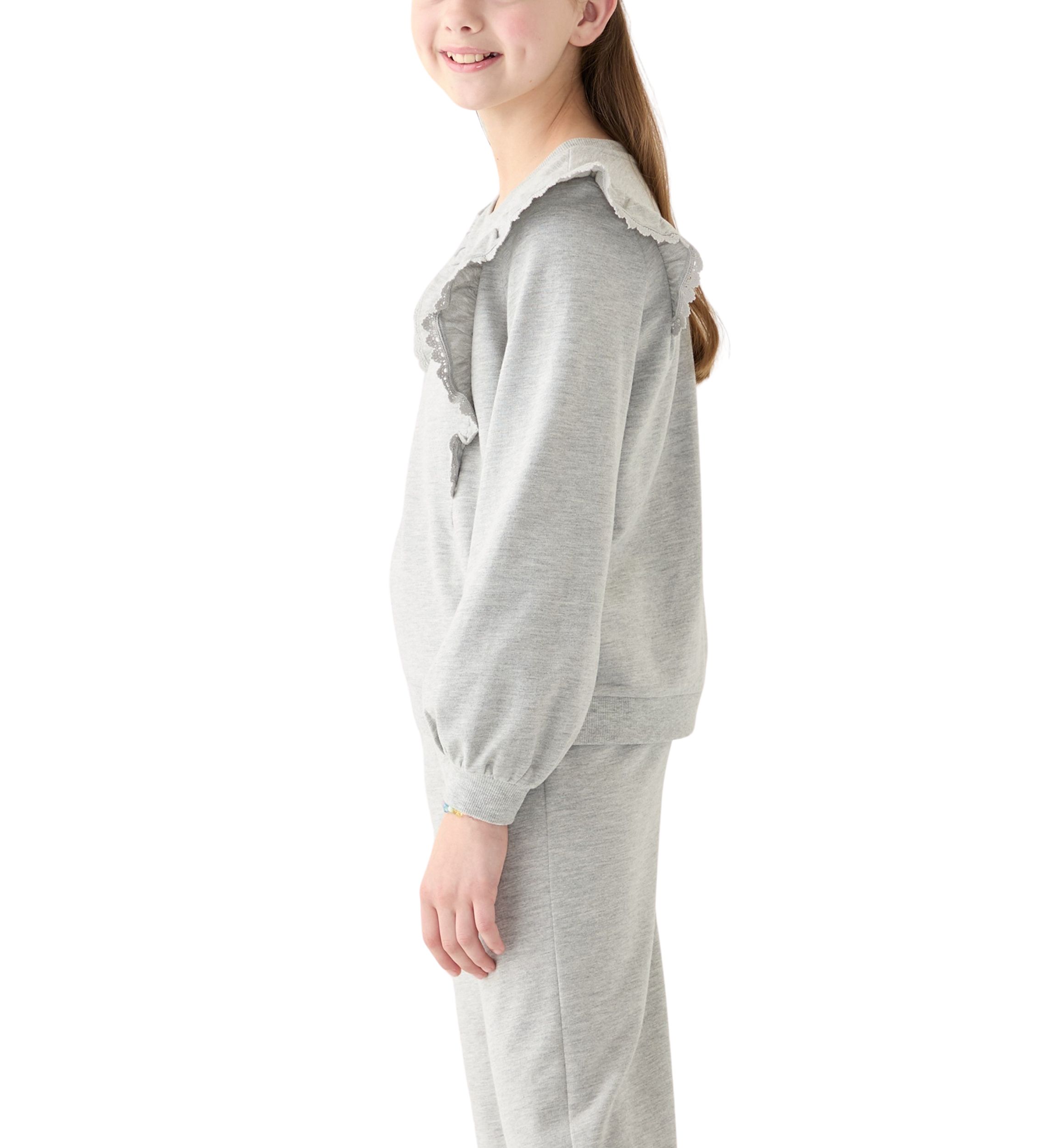Girls 7-16 Ruffle Sweatshirt