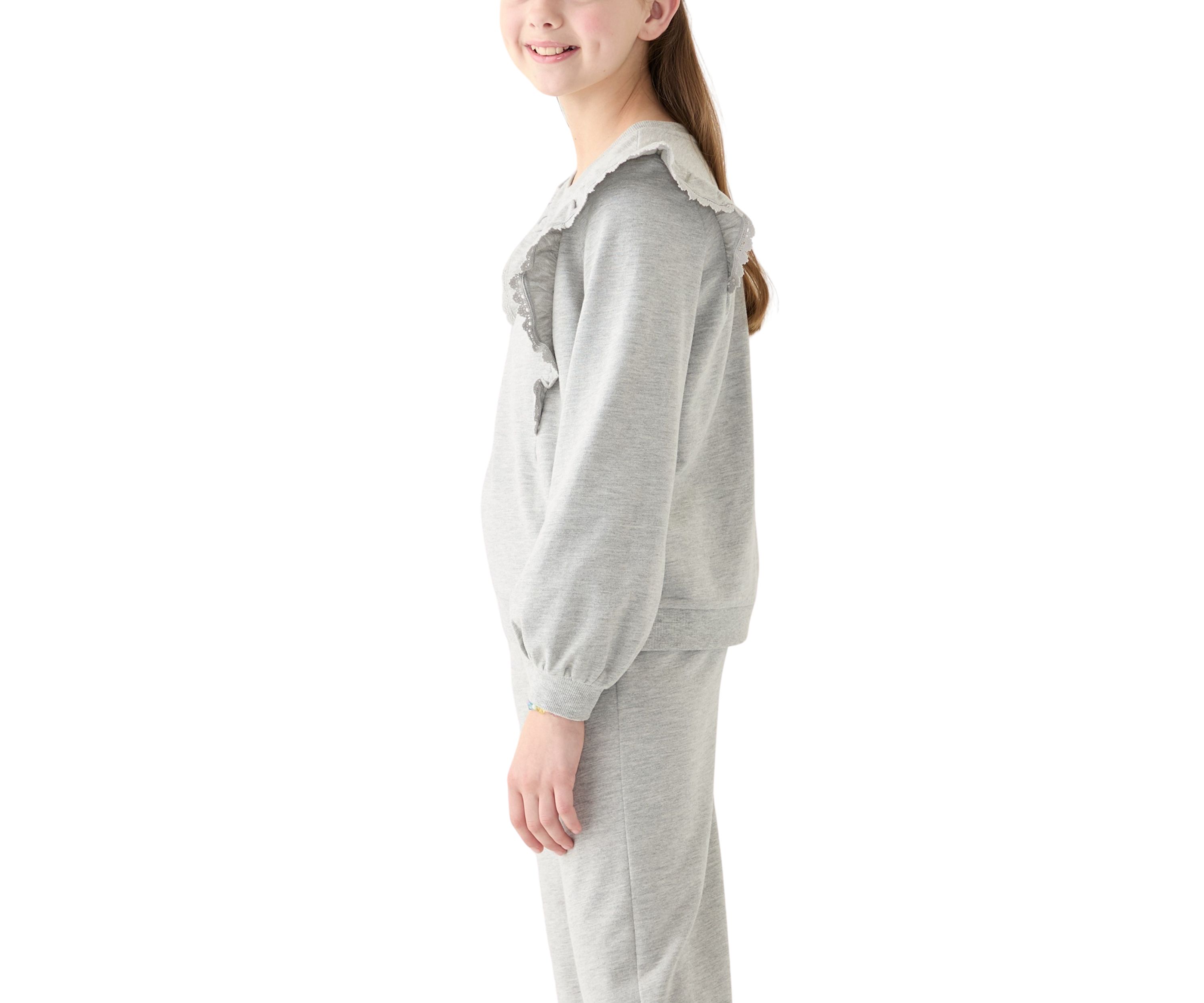 Girls 7-16 Ruffle Sweatshirt