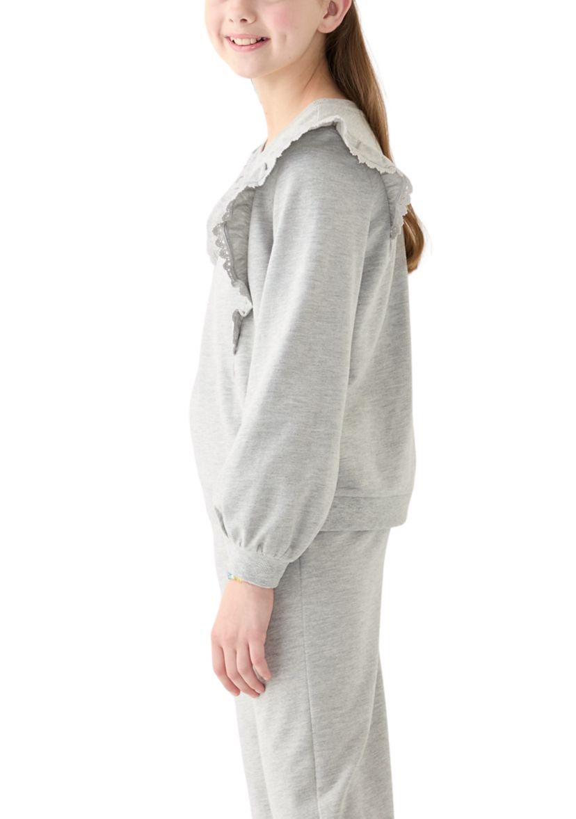 Girls 7-16 Ruffle Sweatshirt