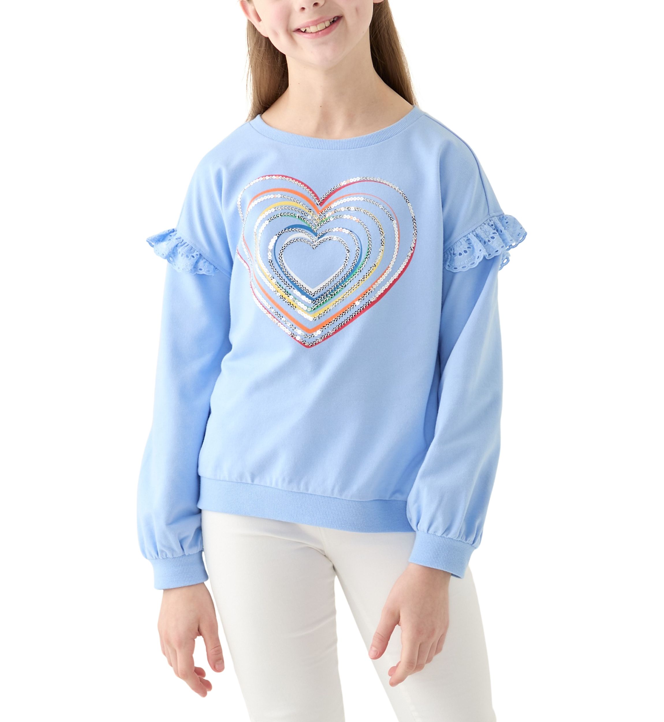 Girls 7-16 Sequin Sweatshirt