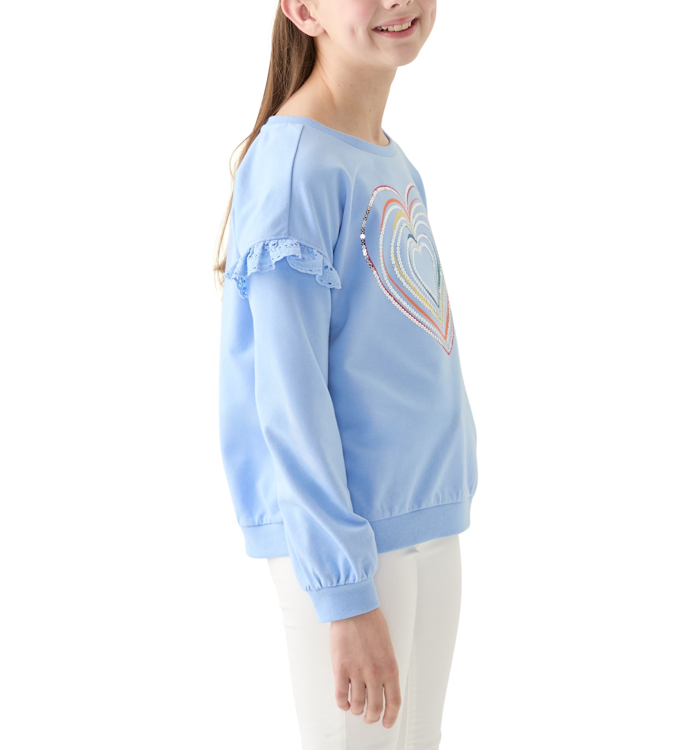 Girls 7-16 Sequin Sweatshirt