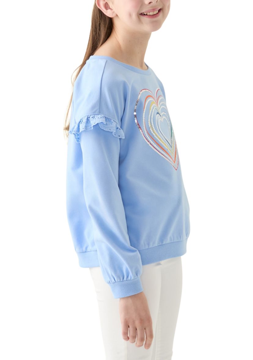 Girls 7-16 Sequin Sweatshirt