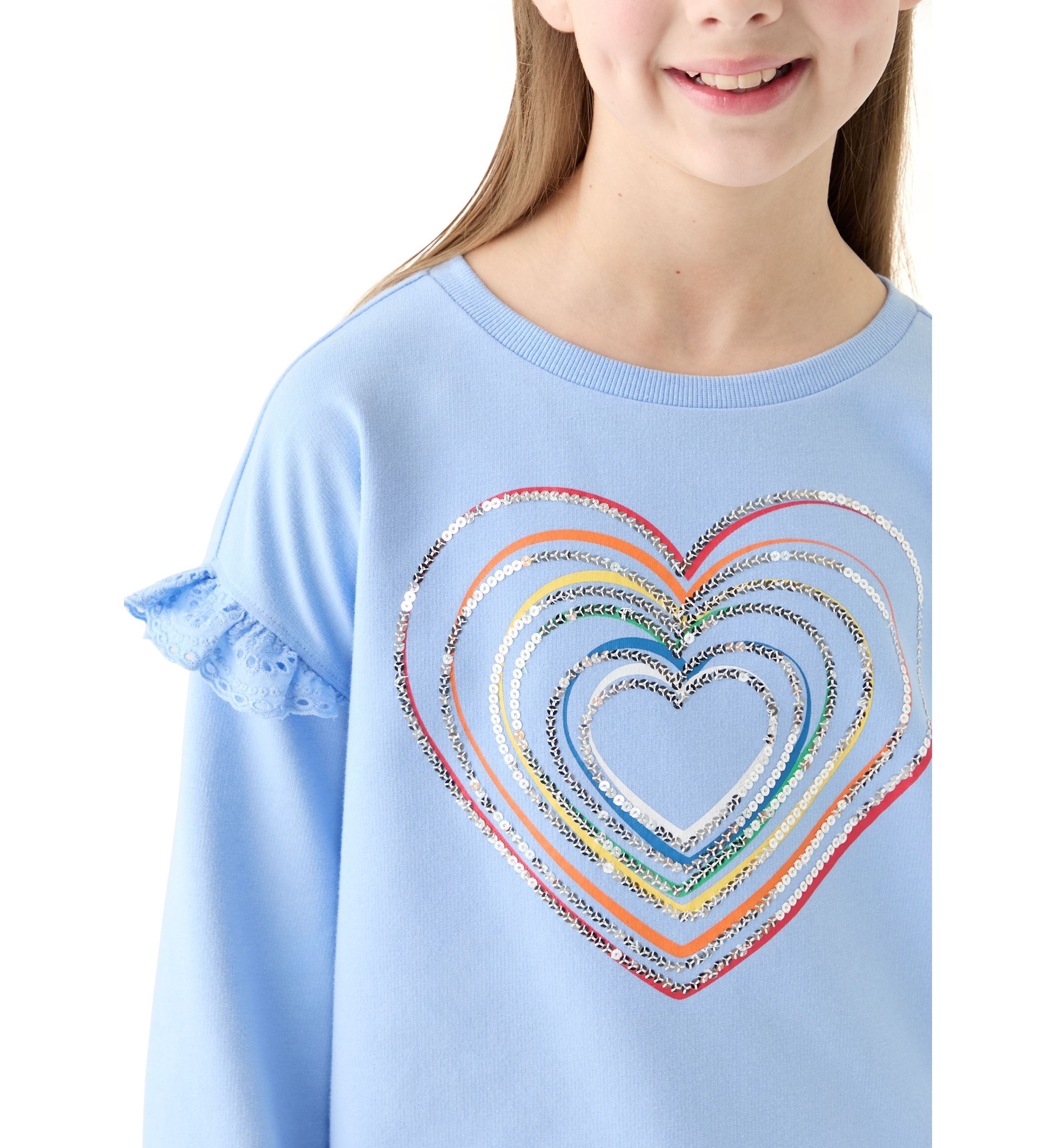 Girls 7-16 Sequin Sweatshirt