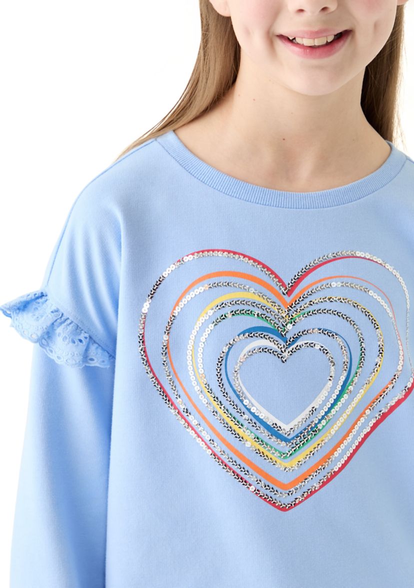 Girls 7-16 Sequin Sweatshirt