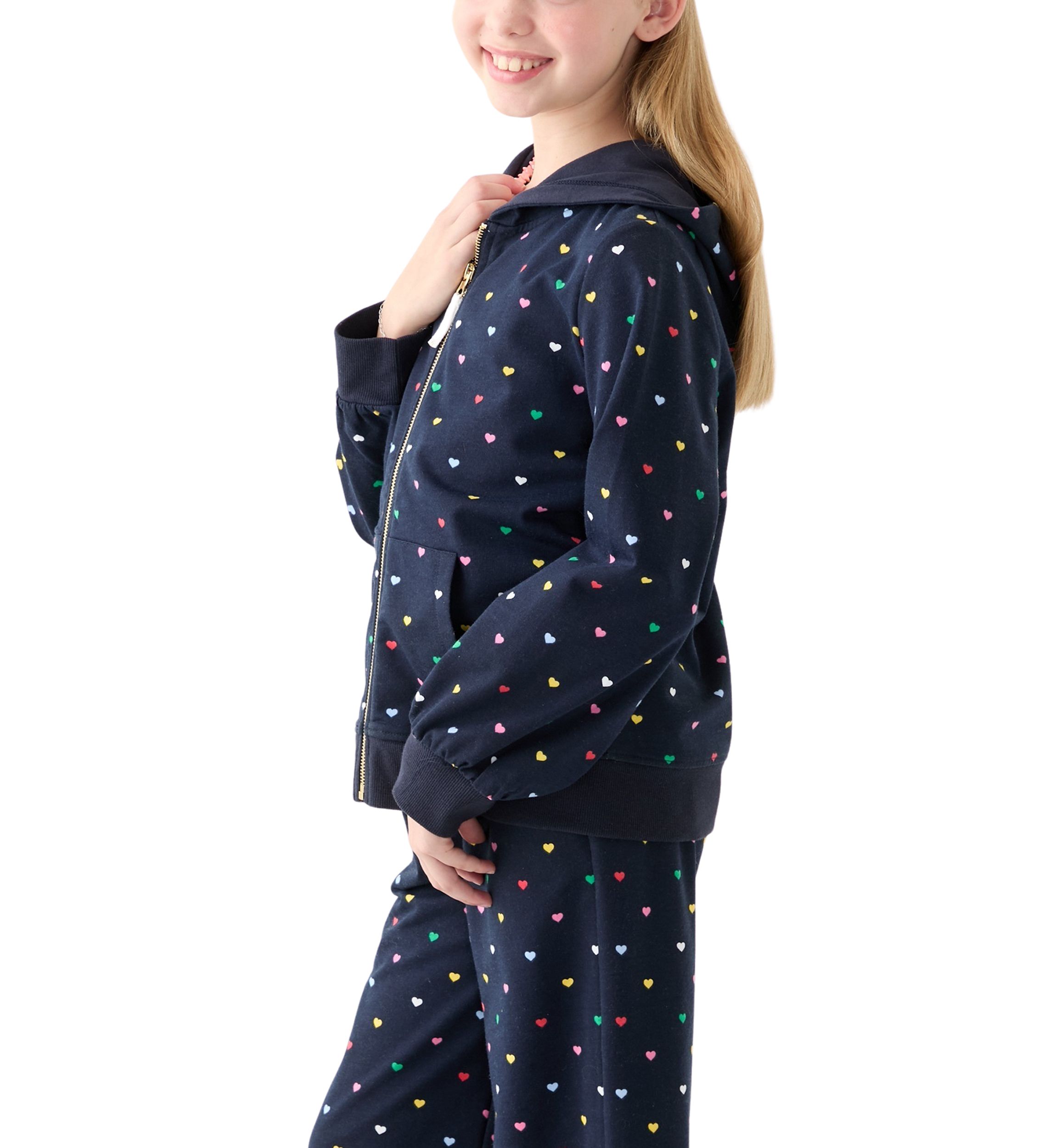 Girls 7-16 French Terry Zip Hoodie