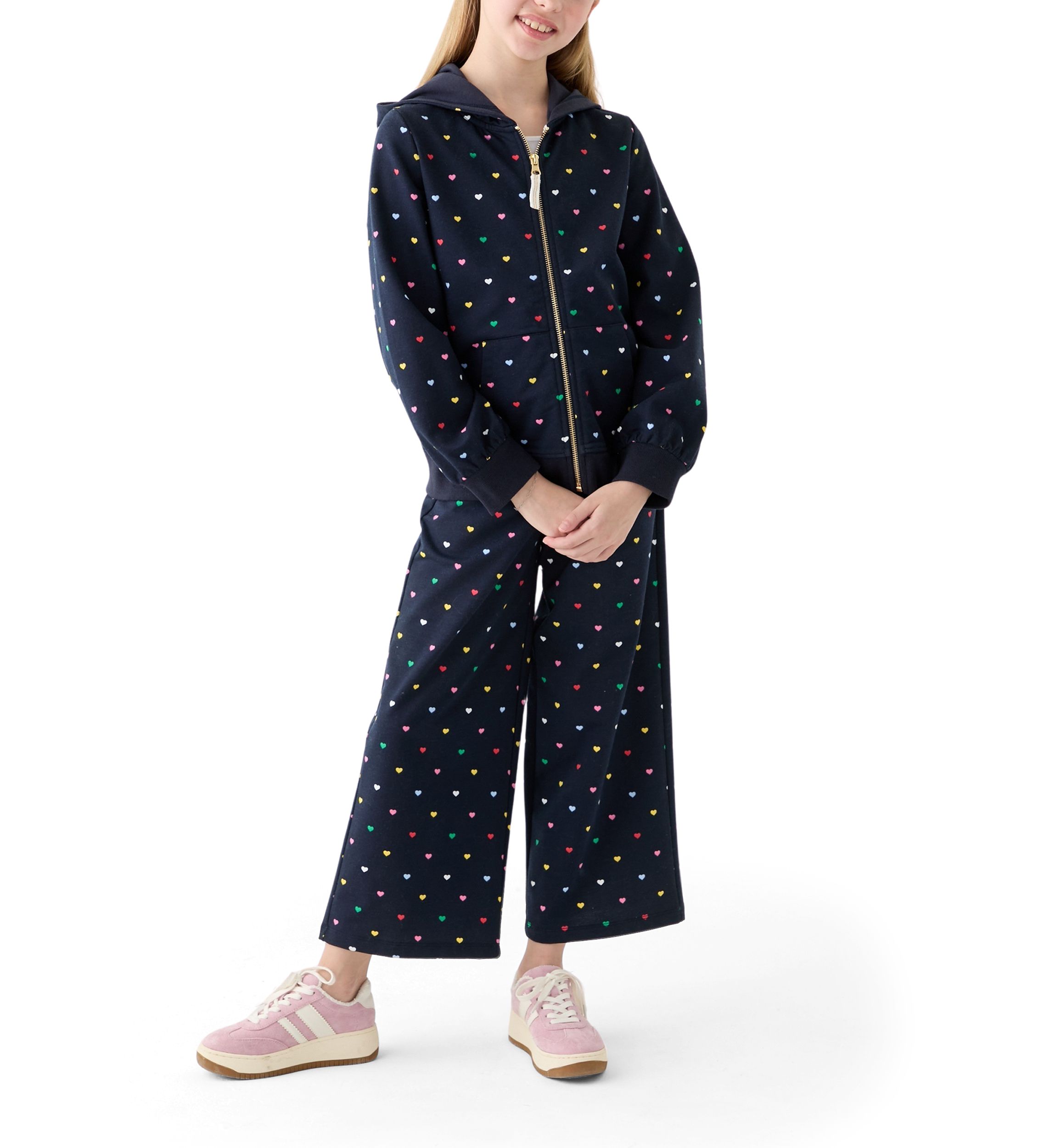 Girls 7-16 French Terry Zip Hoodie