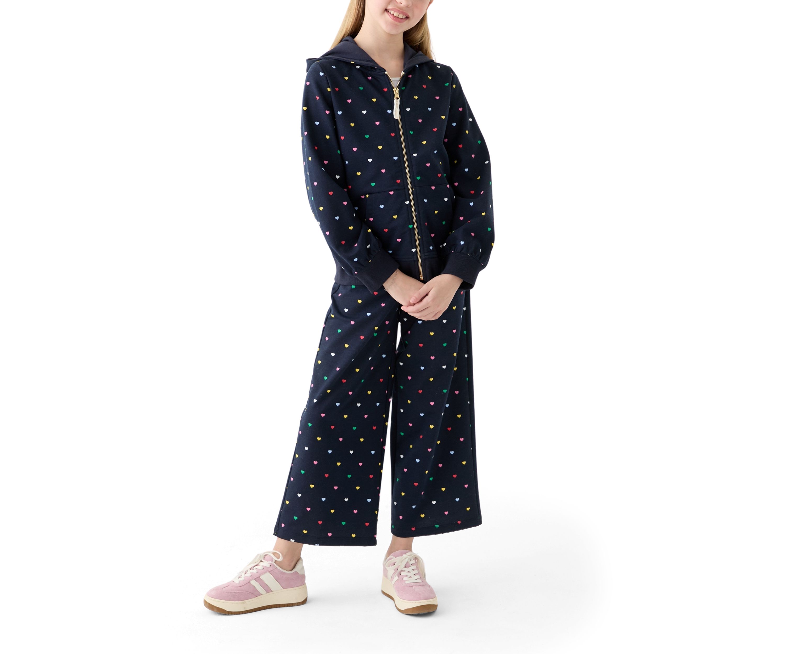 Girls 7-16 French Terry Zip Hoodie