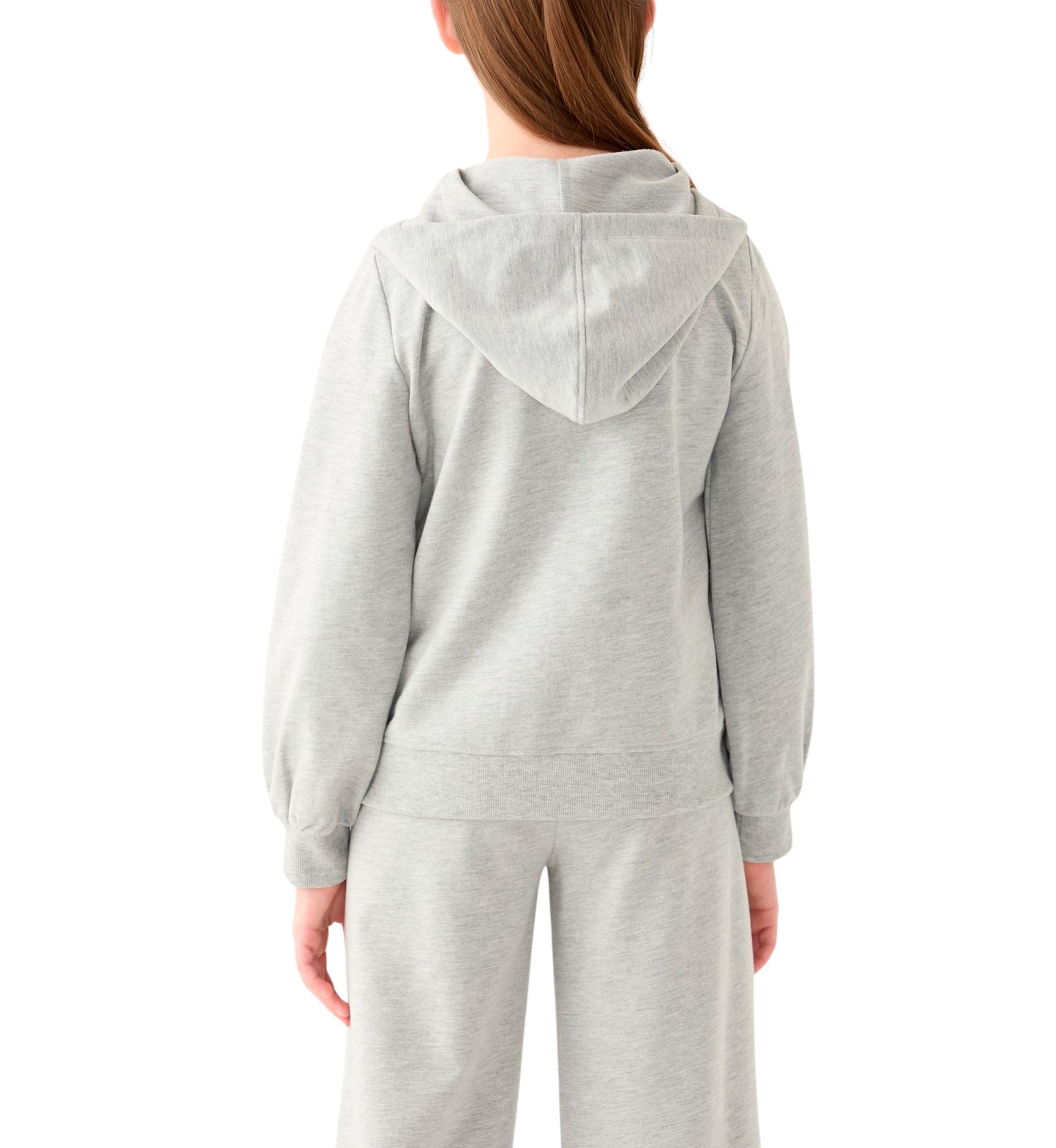 Girls 7-16 French Terry Zip Heather Hoodie