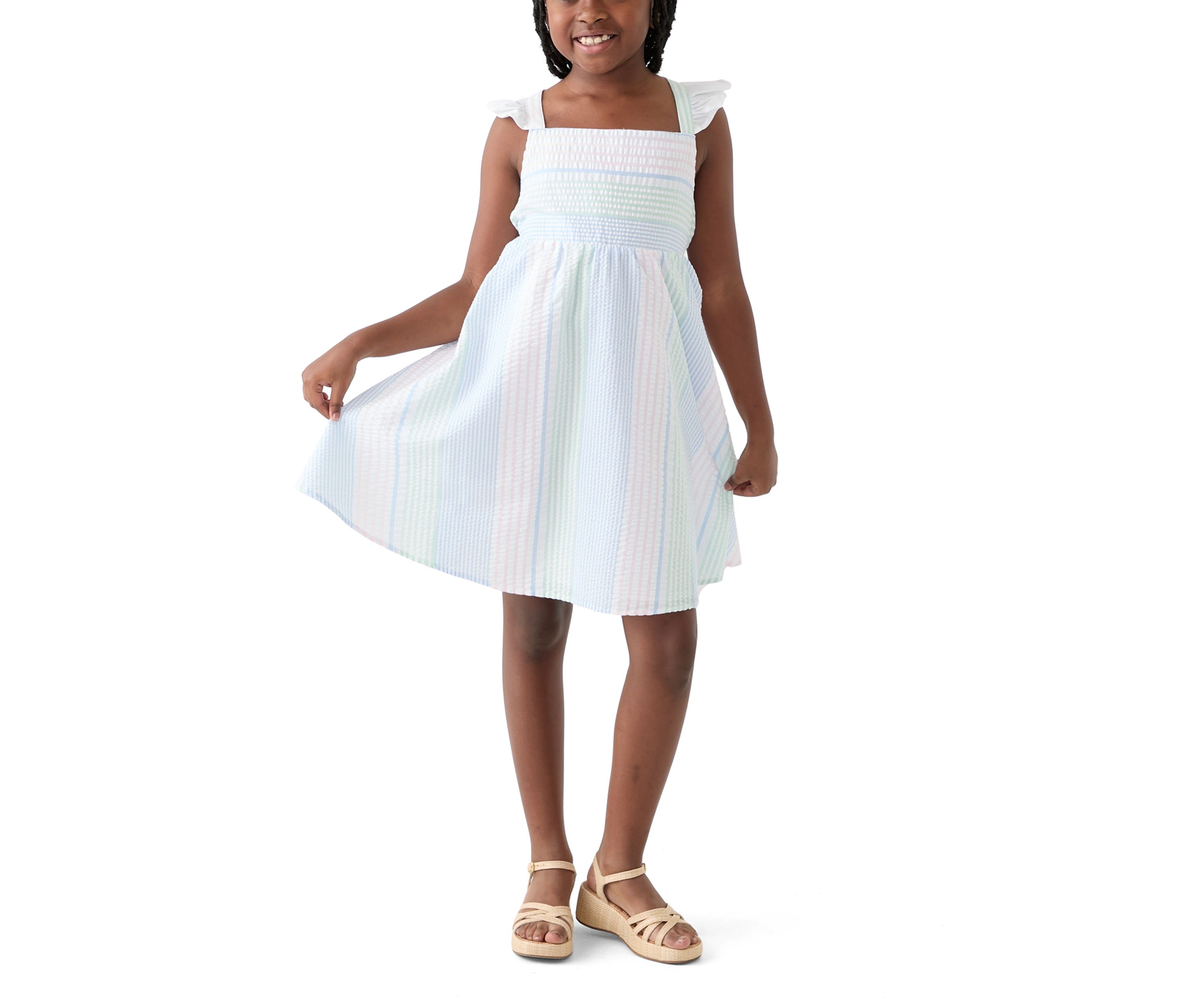 Girls 7-16 Bow Back Dress