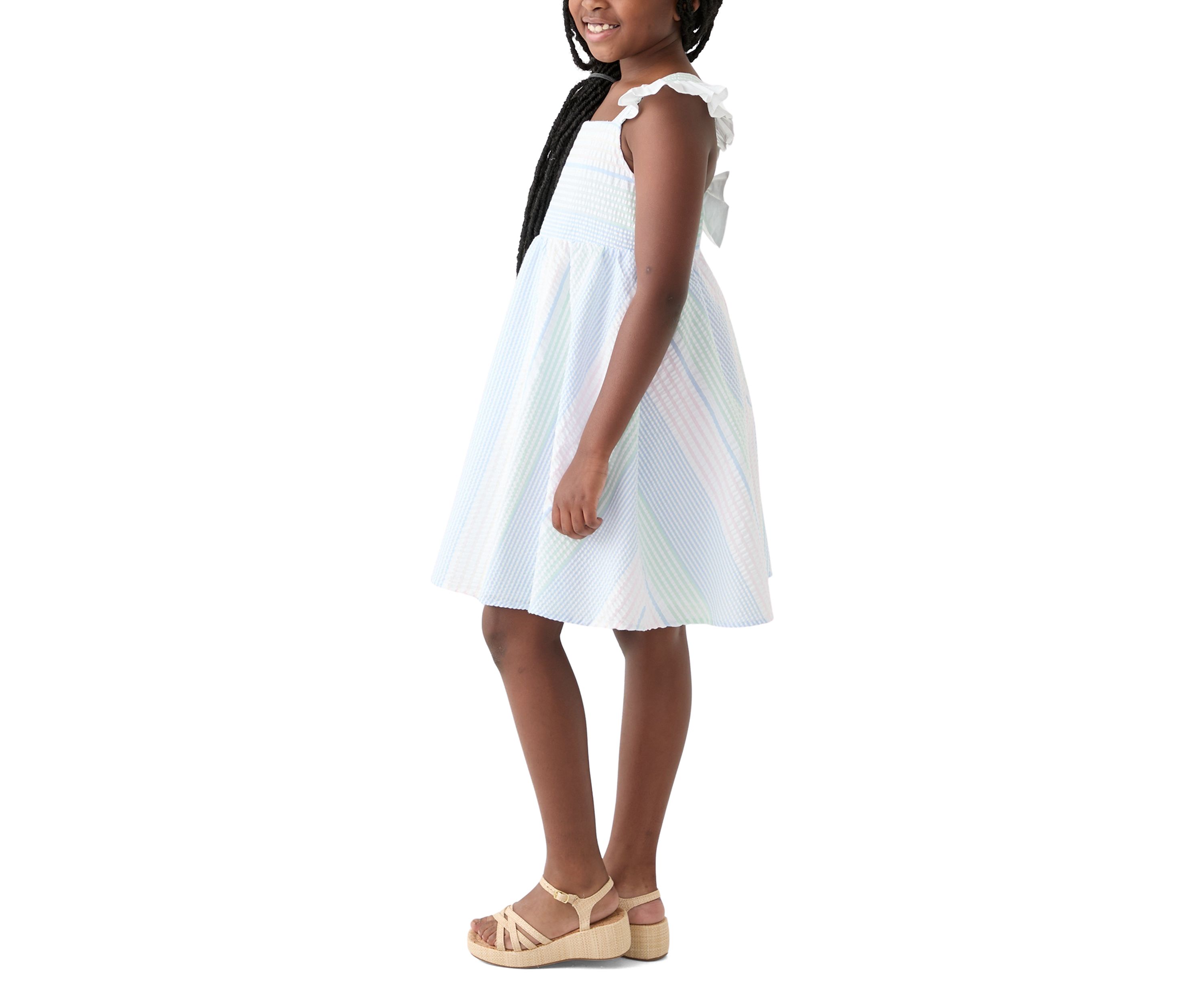 Girls 7-16 Bow Back Dress