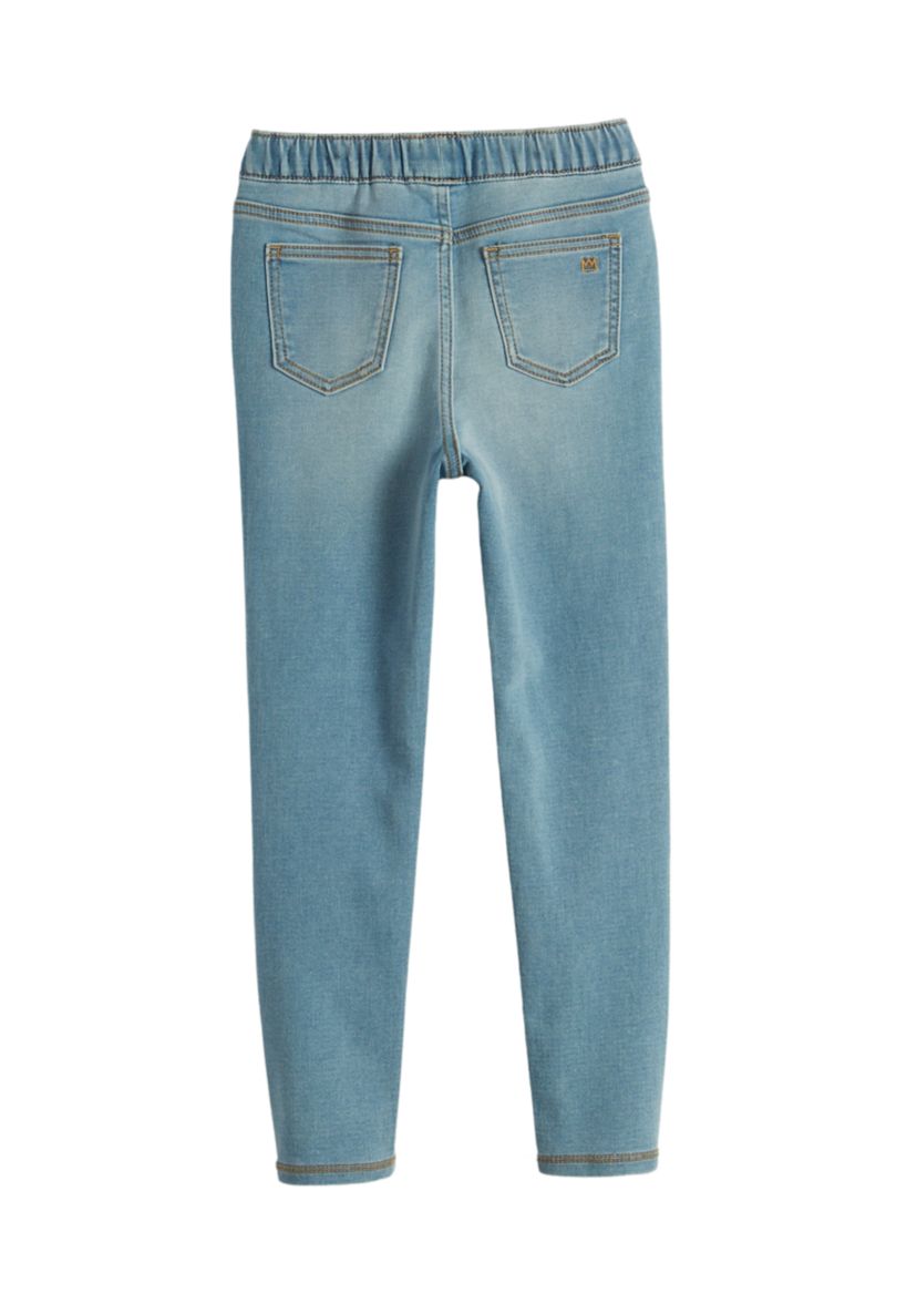 Girls 4-6x Ruffle Pocket Denim Pants