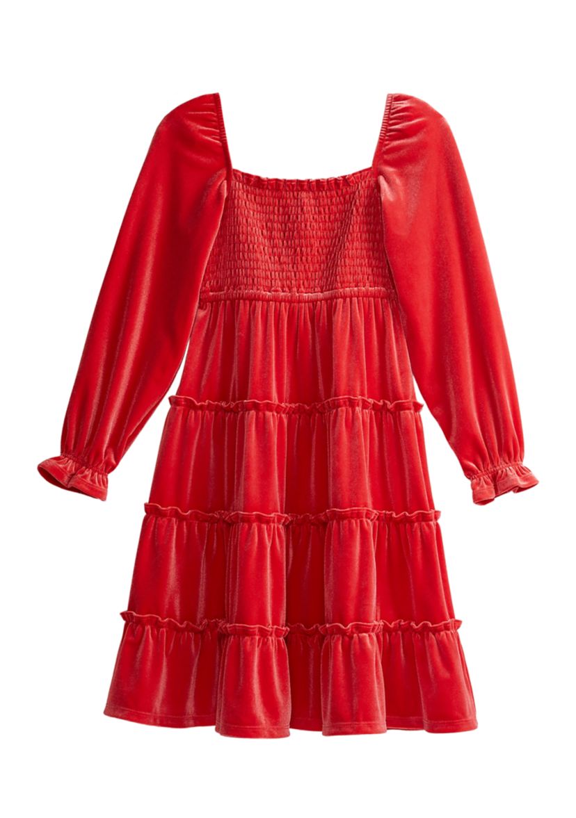 Girls 4-6x Velvet Dress  