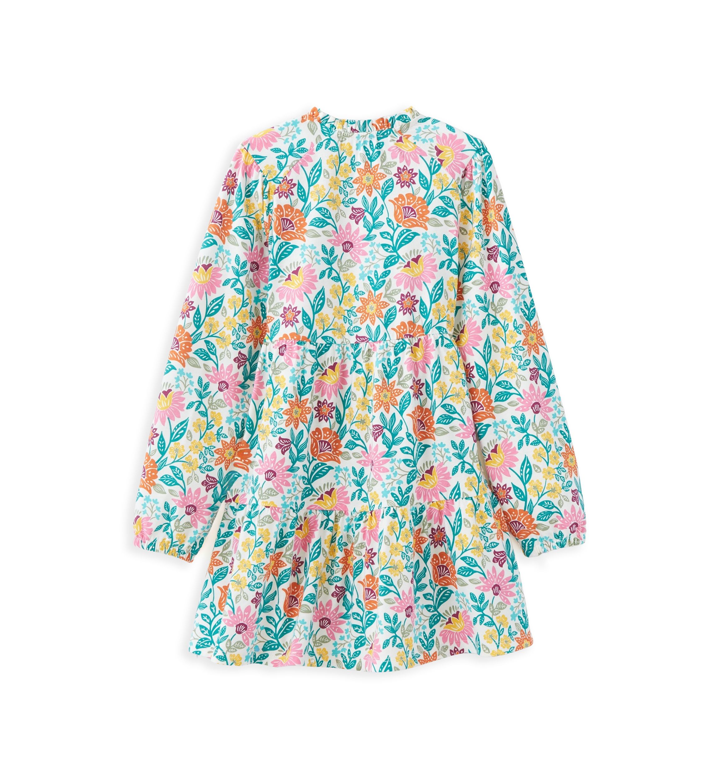 Girls 4-6x Blouson Sleeve Printed Sundress
