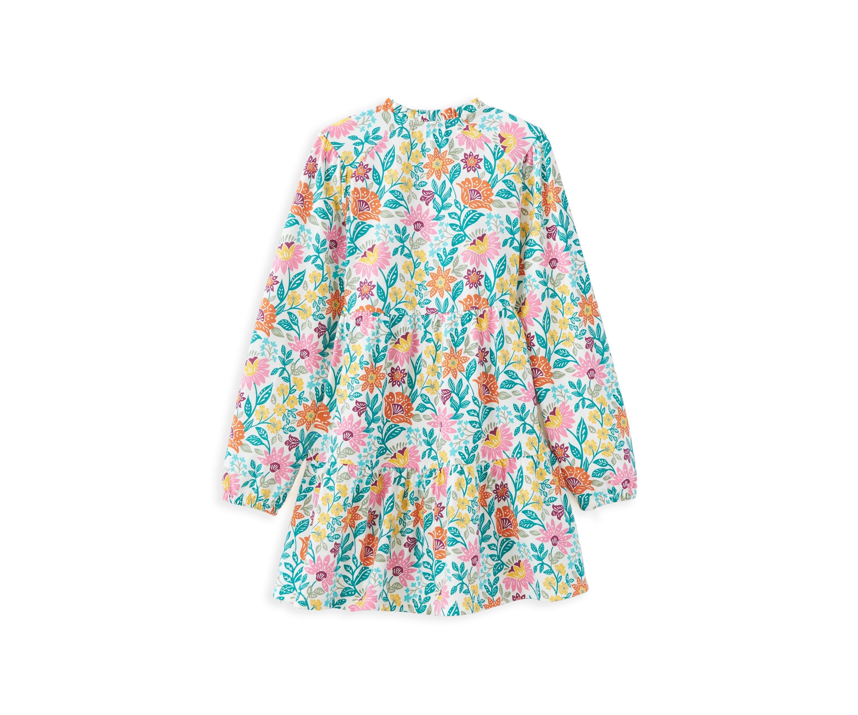 Girls 4-6x Blouson Sleeve Printed Sundress