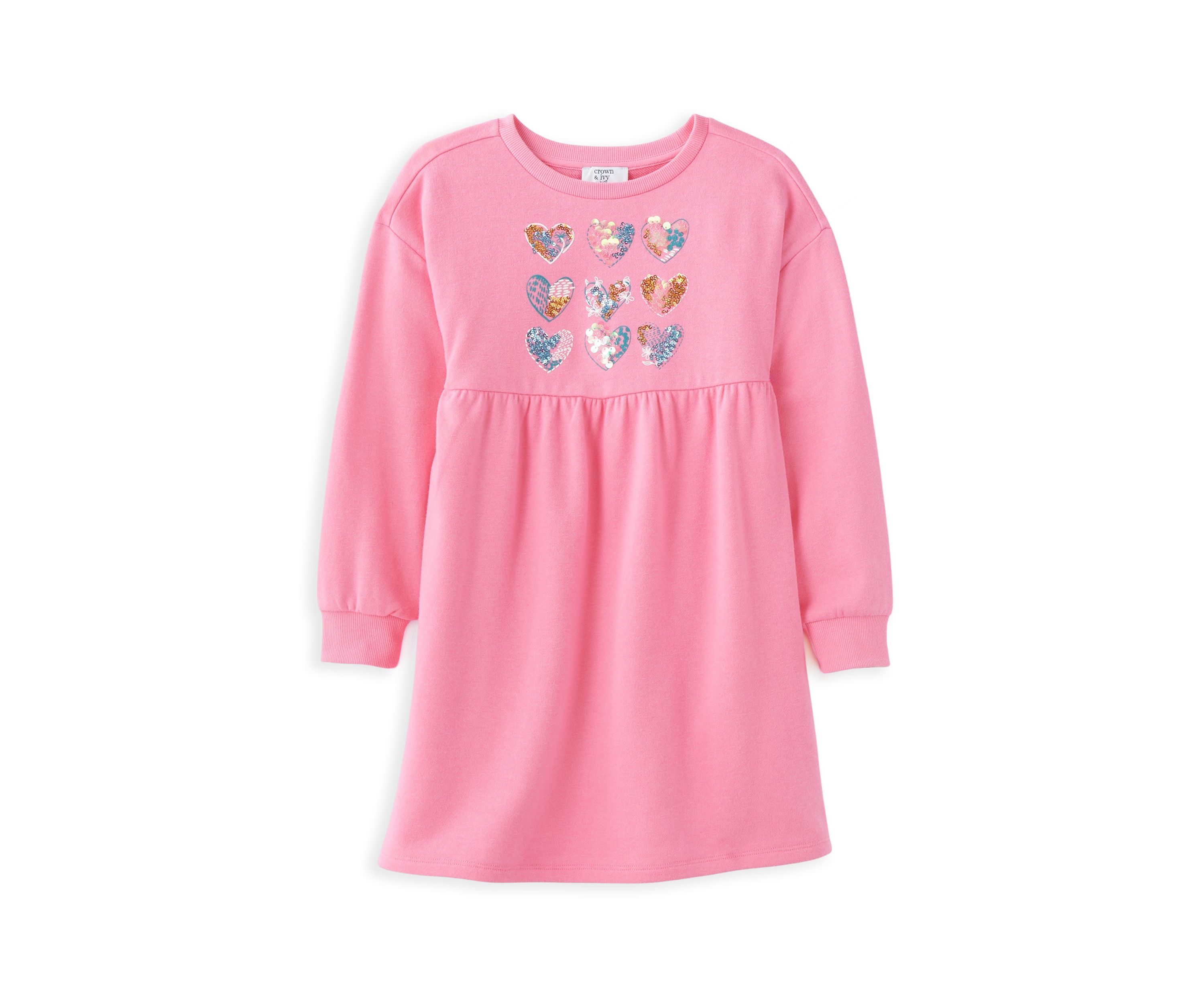Girls 4-6x Sweatshirt Dress