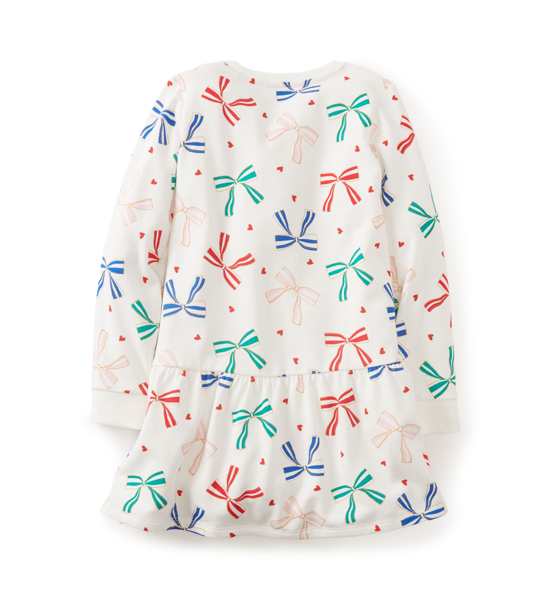 Girls 4-6x Bow Print Dress